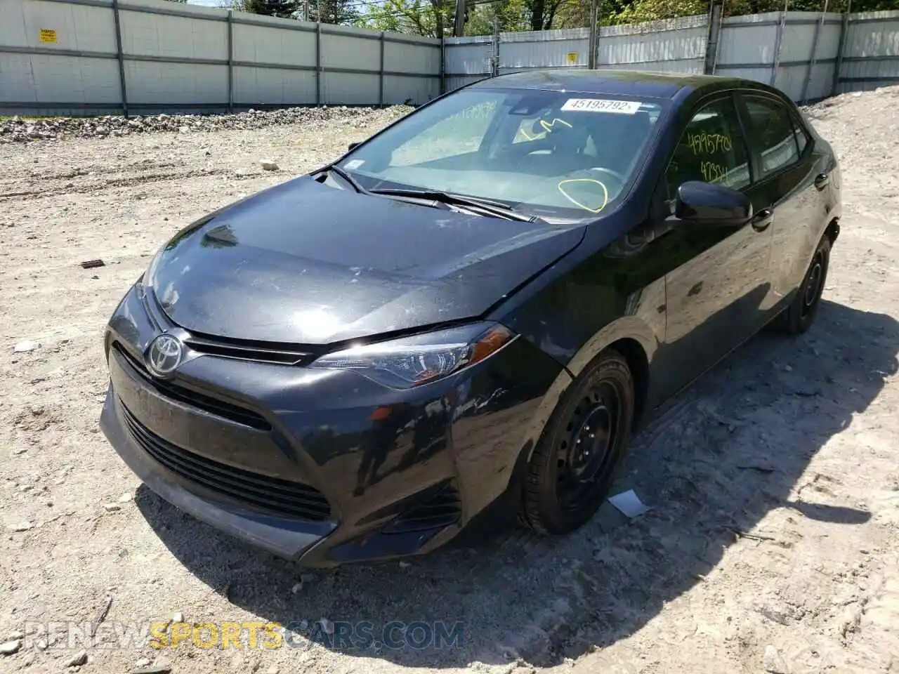 2 Photograph of a damaged car 2T1BURHE9KC204547 TOYOTA COROLLA 2019
