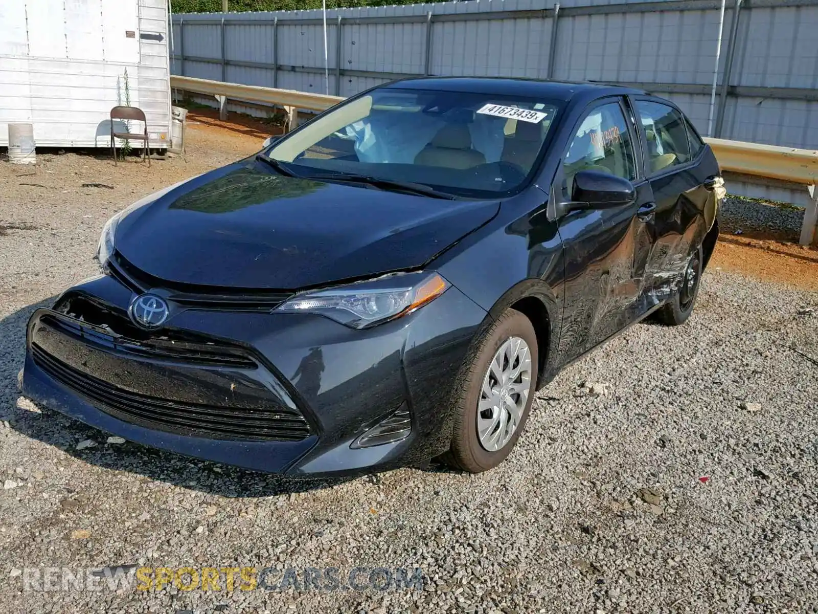 2 Photograph of a damaged car 2T1BURHE9KC214866 TOYOTA COROLLA 2019