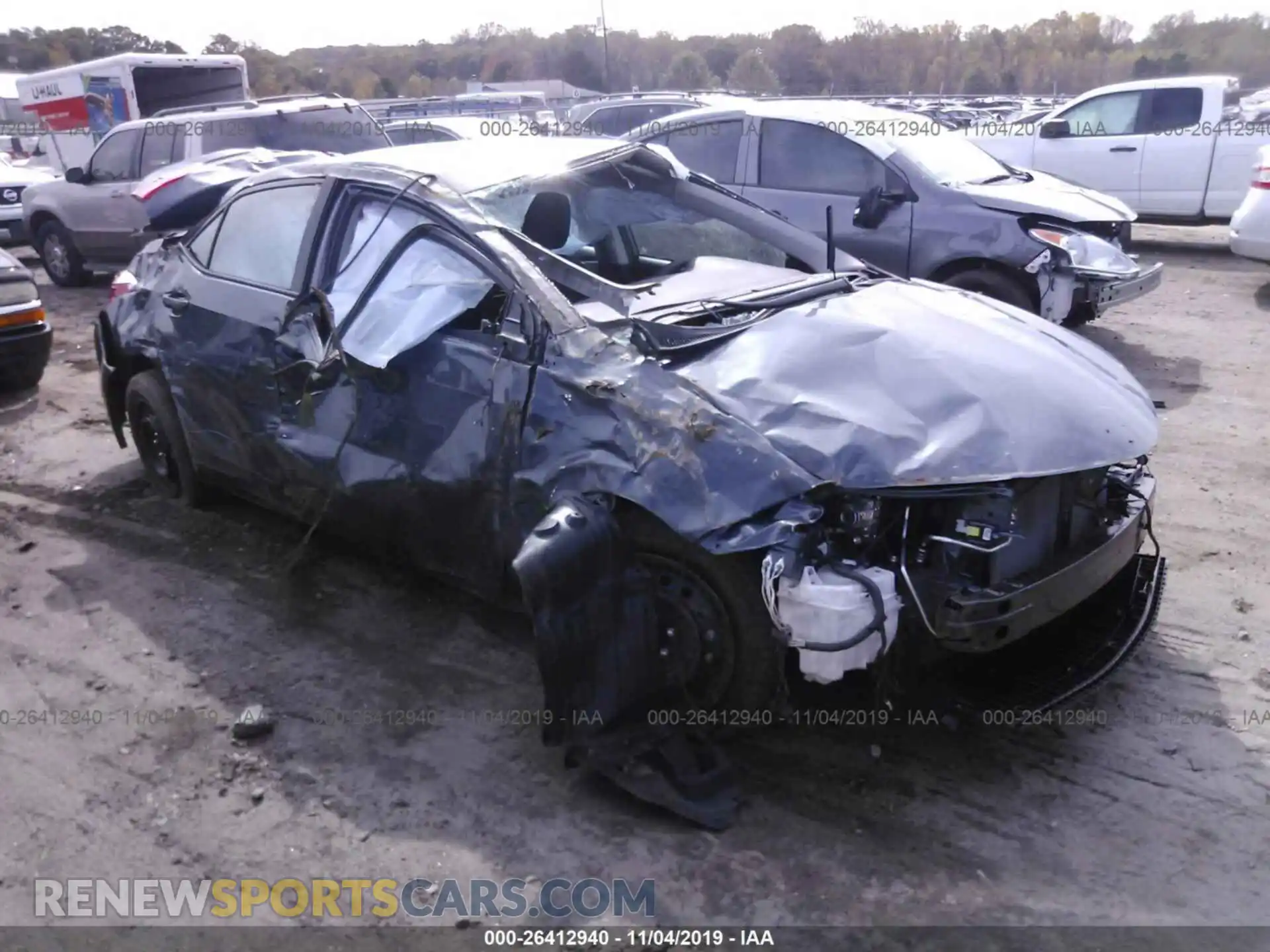 1 Photograph of a damaged car 2T1BURHE9KC218657 TOYOTA COROLLA 2019