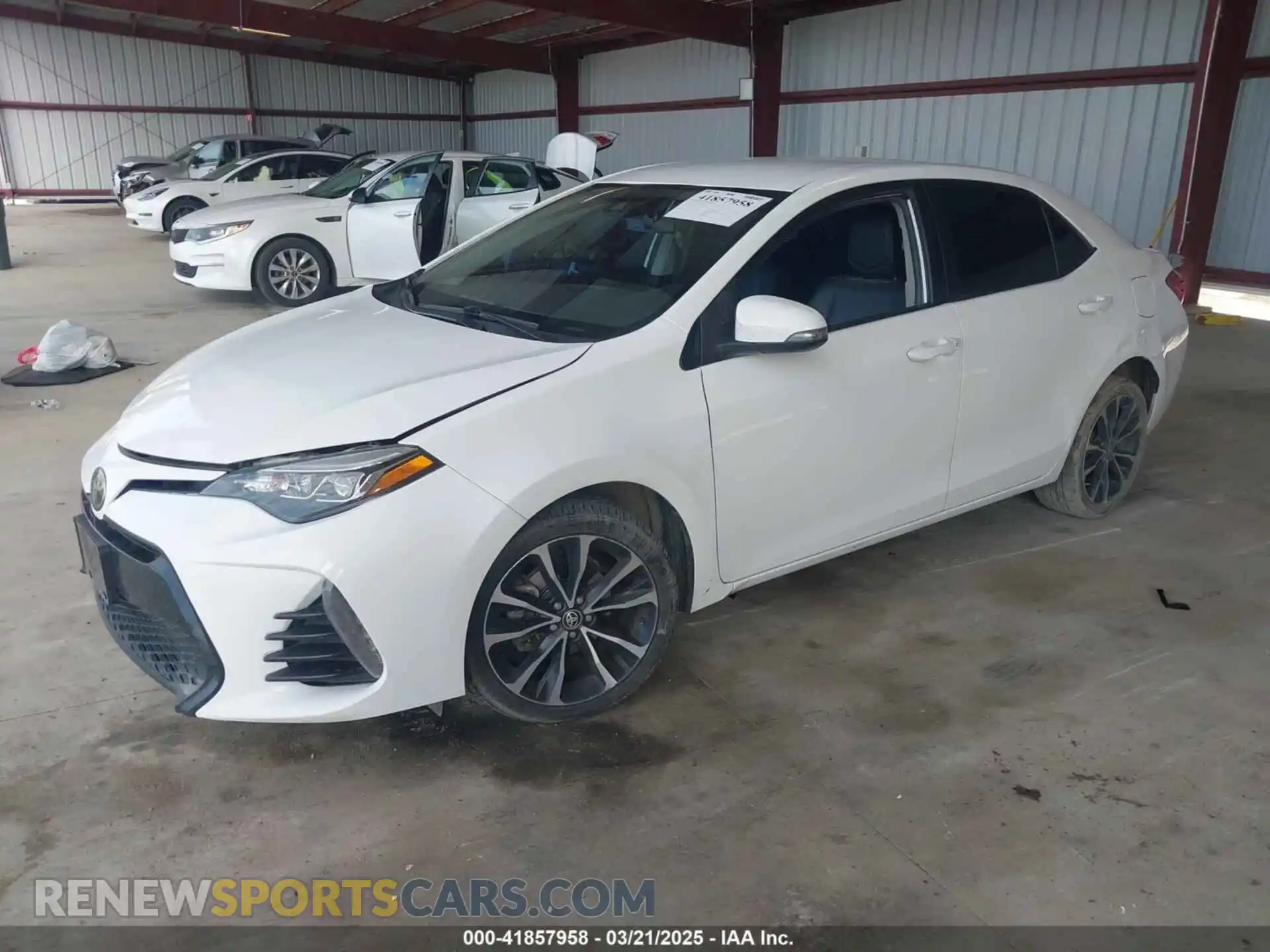 2 Photograph of a damaged car 2T1BURHE9KC218741 TOYOTA COROLLA 2019