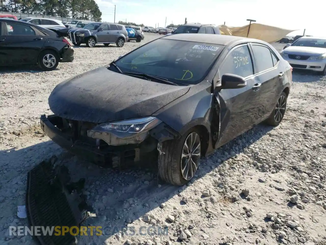 2 Photograph of a damaged car 2T1BURHE9KC220022 TOYOTA COROLLA 2019