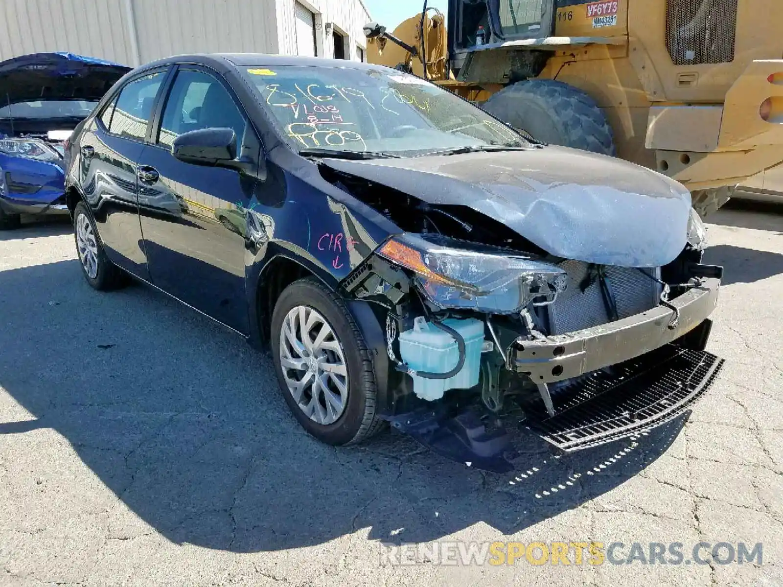 1 Photograph of a damaged car 2T1BURHE9KC220165 TOYOTA COROLLA 2019