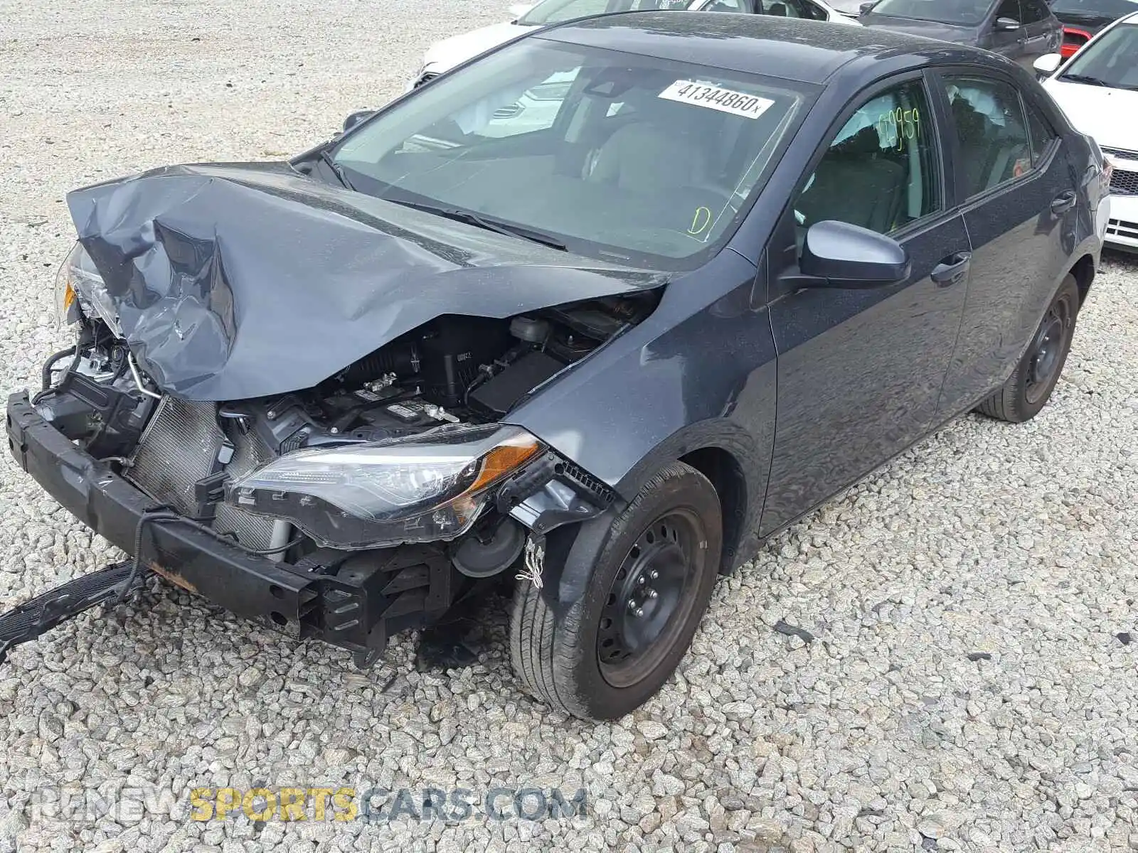 2 Photograph of a damaged car 2T1BURHE9KC221347 TOYOTA COROLLA 2019