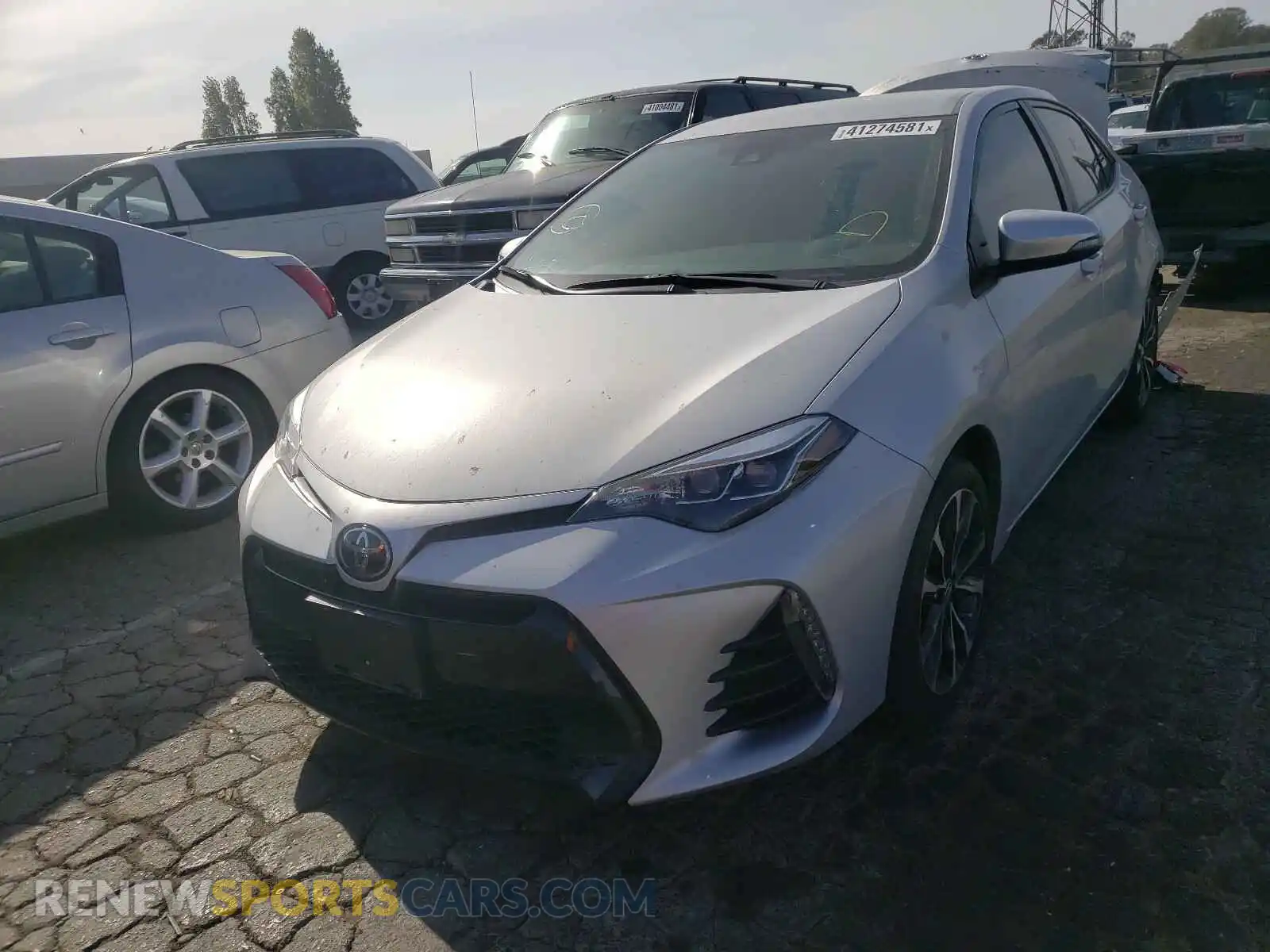 2 Photograph of a damaged car 2T1BURHE9KC222367 TOYOTA COROLLA 2019