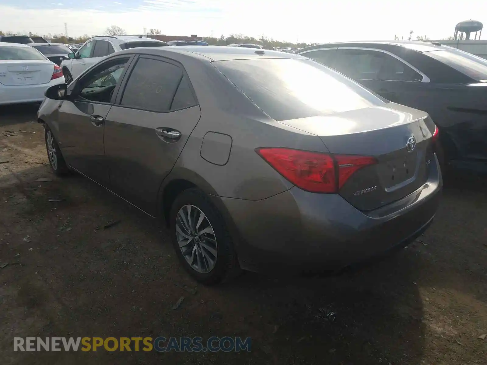 3 Photograph of a damaged car 2T1BURHE9KC222689 TOYOTA COROLLA 2019