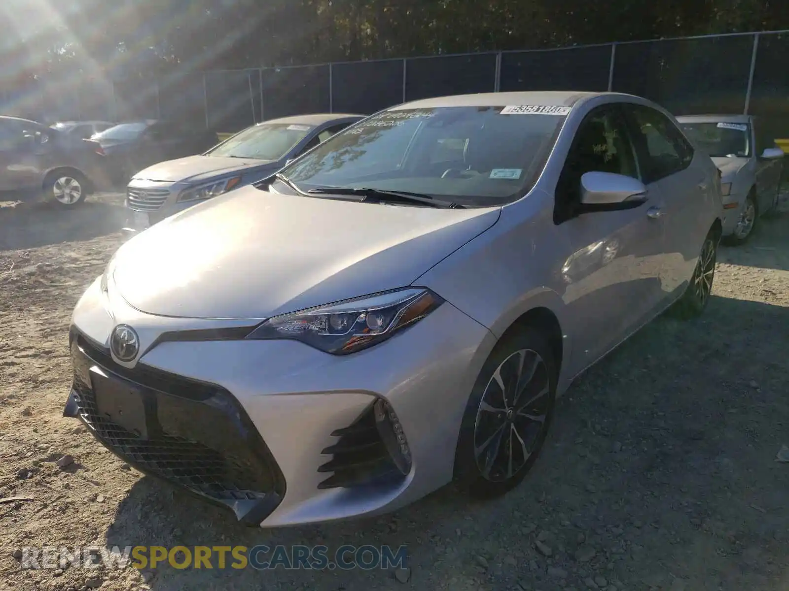 2 Photograph of a damaged car 2T1BURHE9KC226905 TOYOTA COROLLA 2019