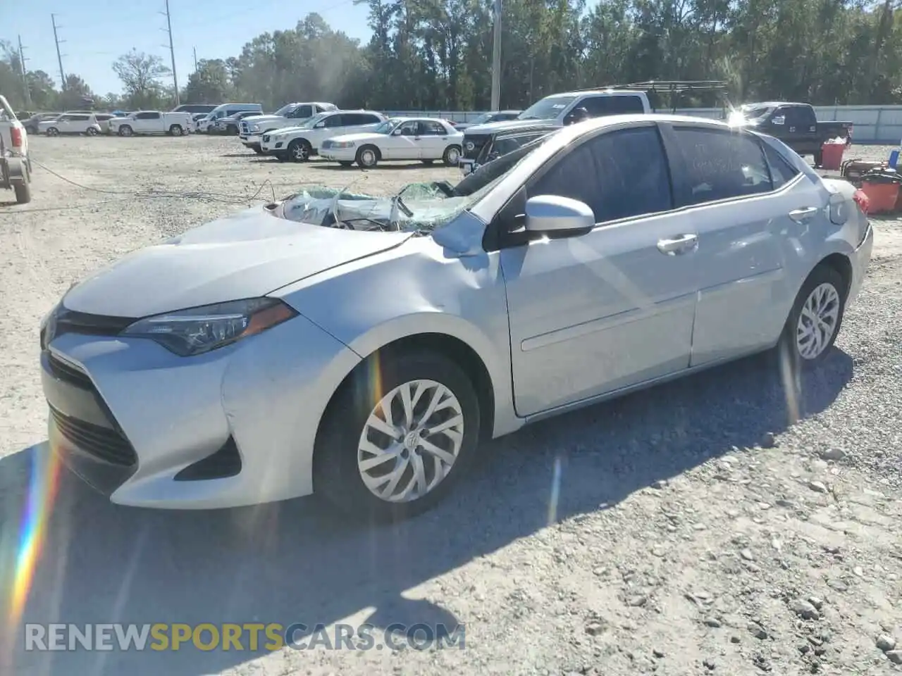 1 Photograph of a damaged car 2T1BURHE9KC228072 TOYOTA COROLLA 2019