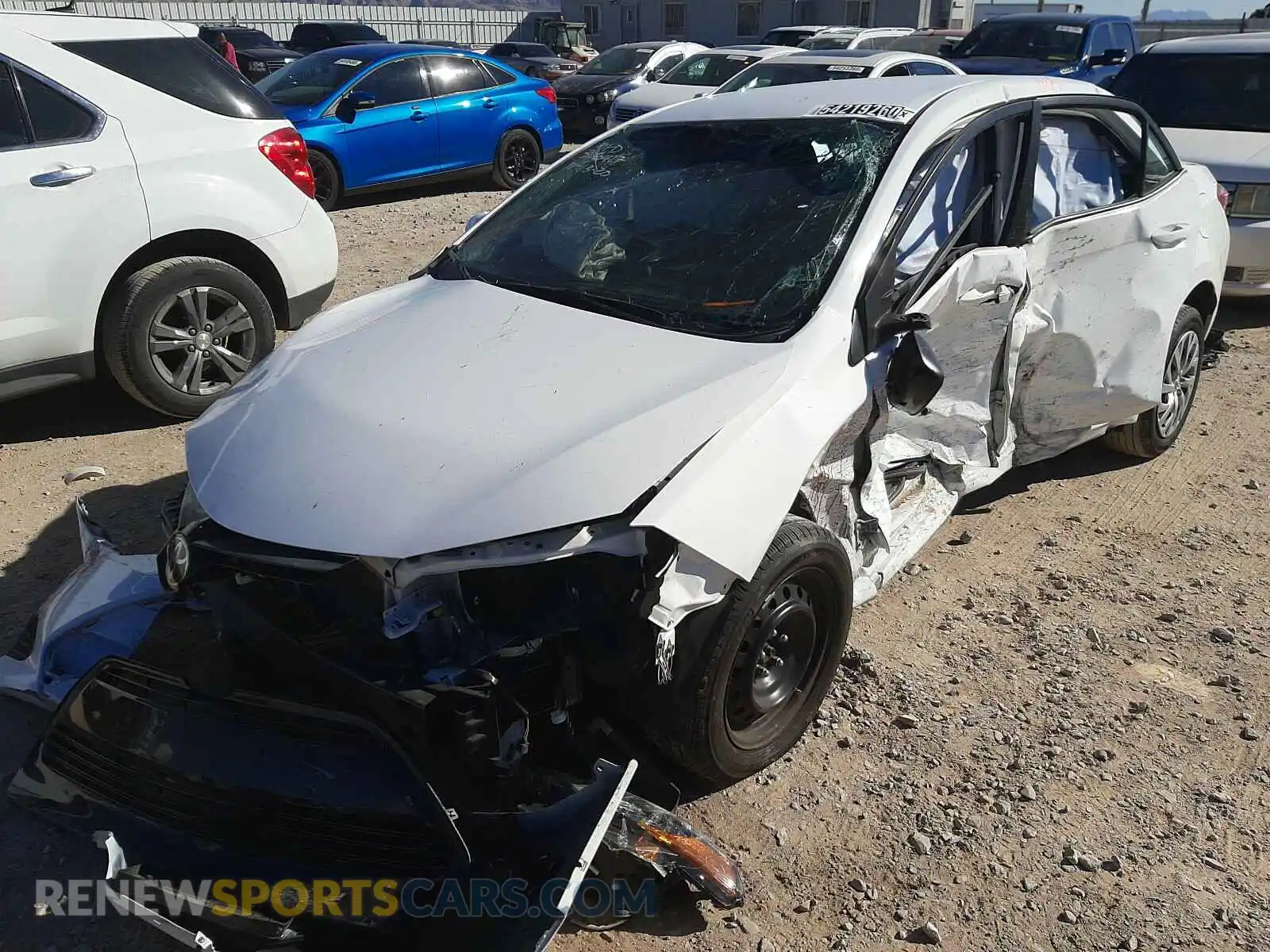 2 Photograph of a damaged car 2T1BURHE9KC234146 TOYOTA COROLLA 2019