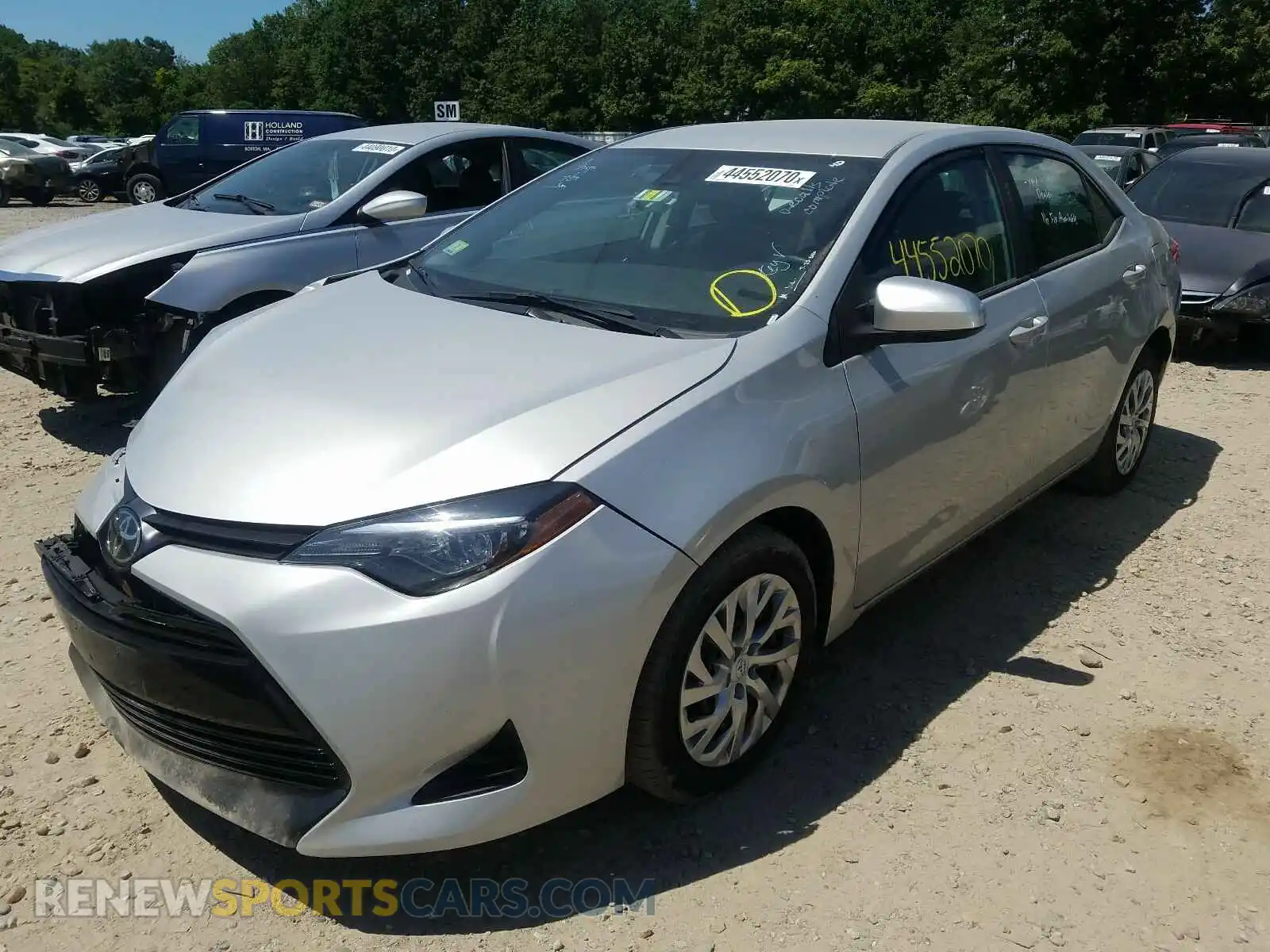 2 Photograph of a damaged car 2T1BURHE9KC237306 TOYOTA COROLLA 2019