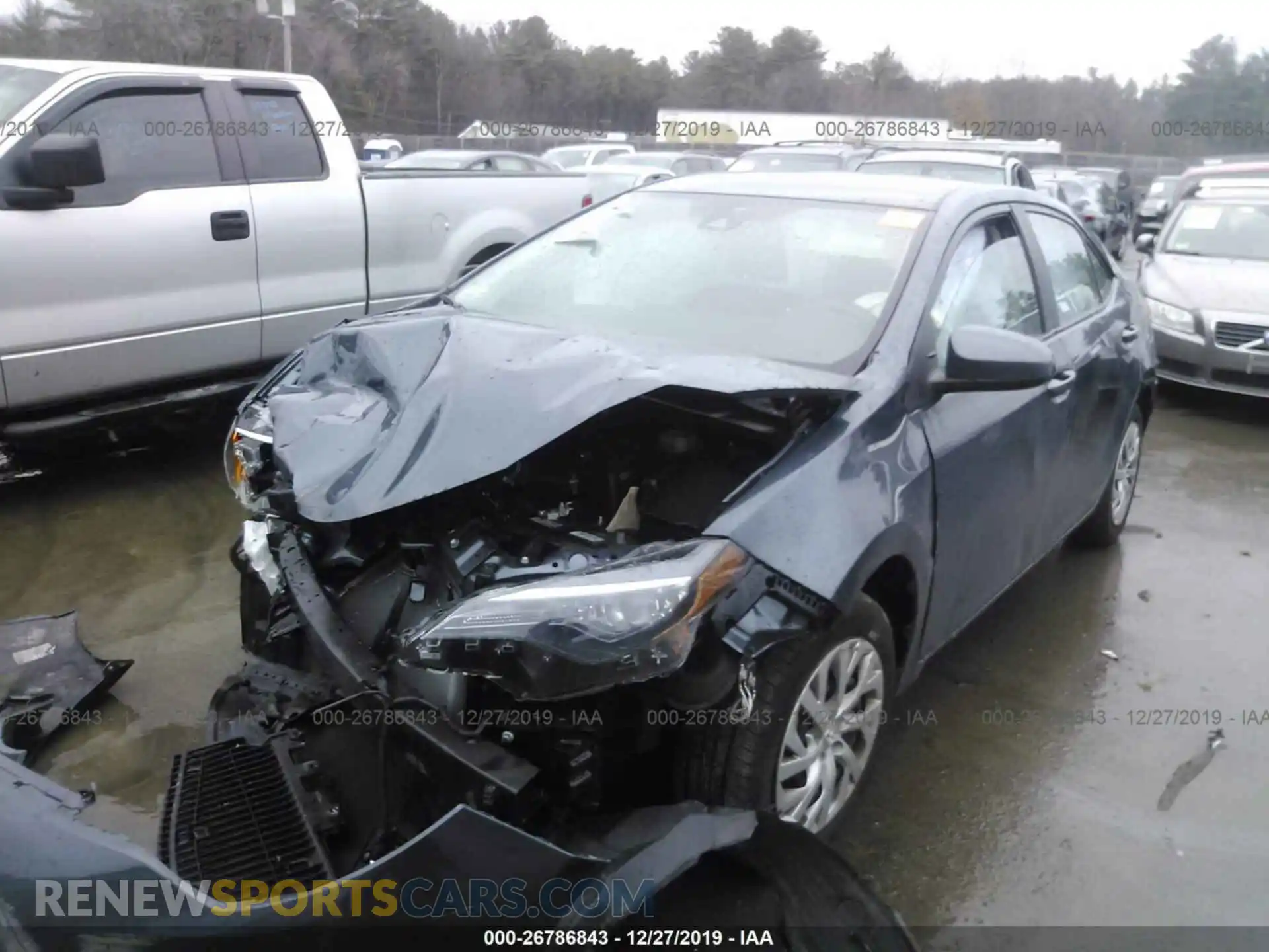 2 Photograph of a damaged car 2T1BURHE9KC237404 TOYOTA COROLLA 2019