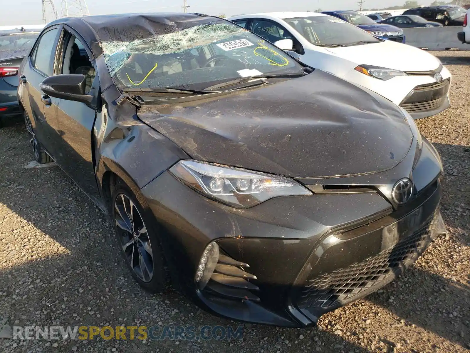 1 Photograph of a damaged car 2T1BURHE9KC238522 TOYOTA COROLLA 2019