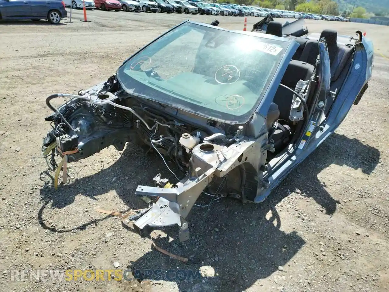 2 Photograph of a damaged car 2T1BURHE9KC238892 TOYOTA COROLLA 2019