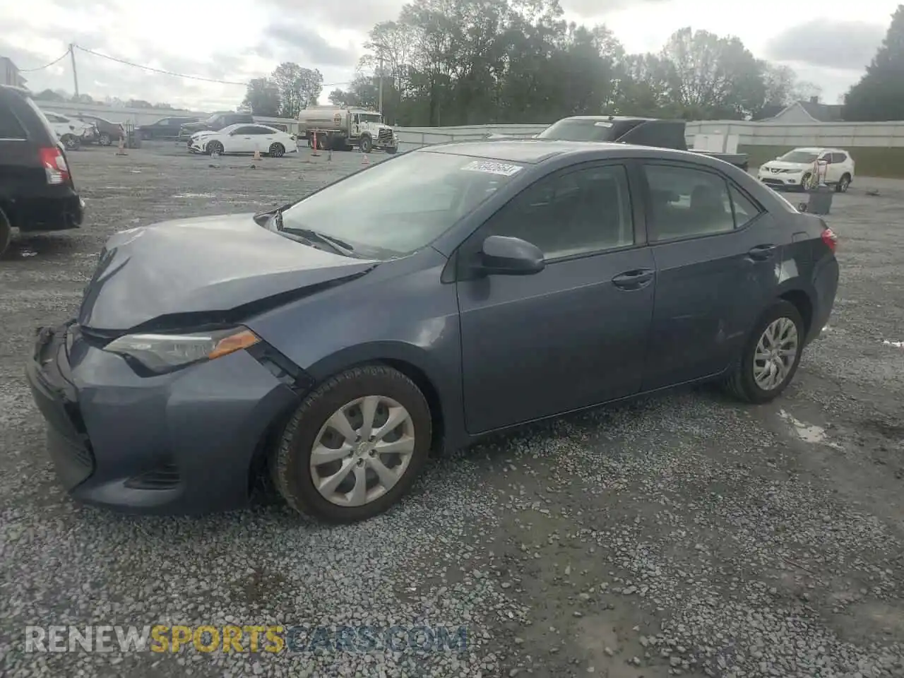 1 Photograph of a damaged car 2T1BURHE9KC242554 TOYOTA COROLLA 2019