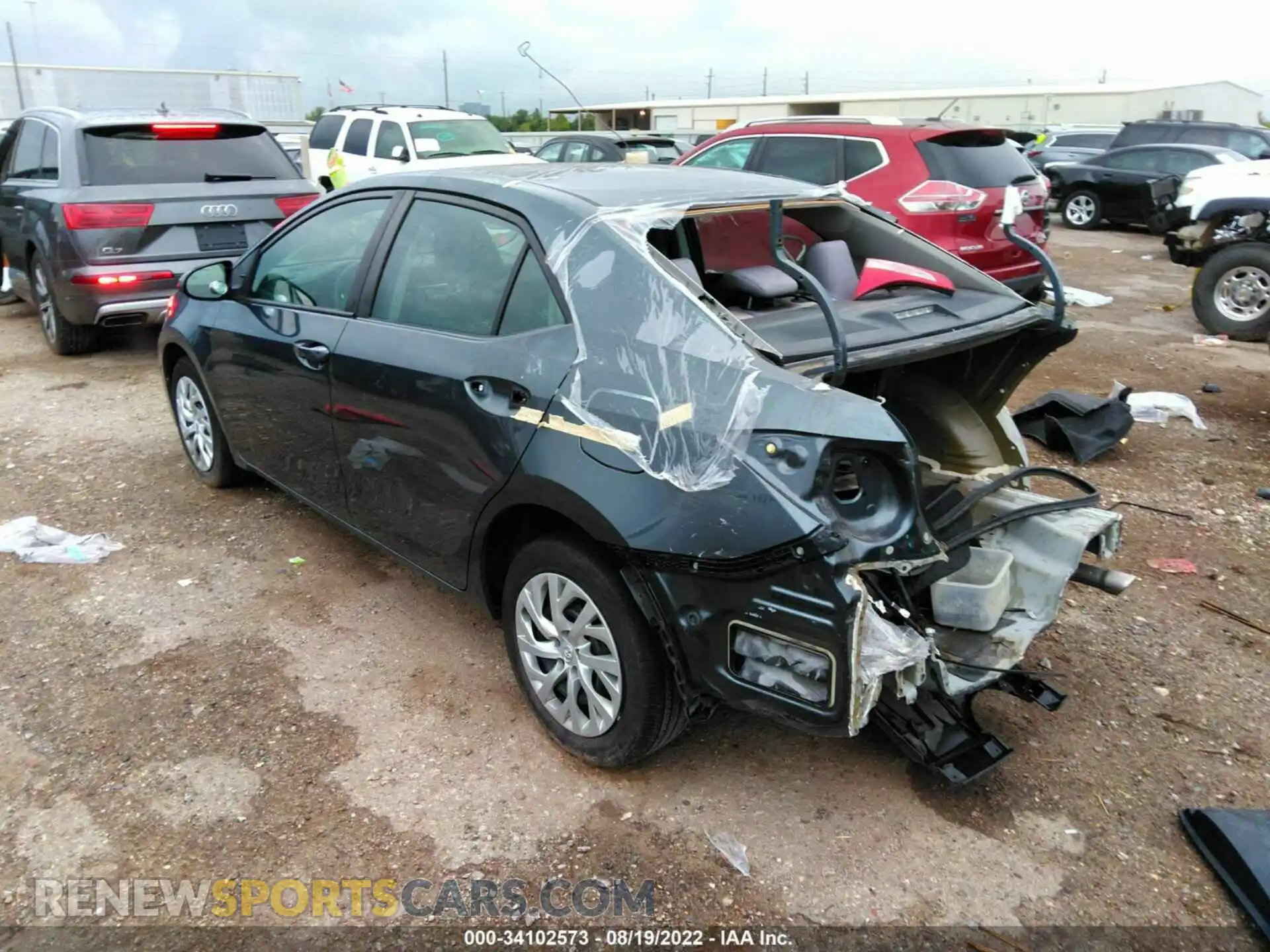3 Photograph of a damaged car 2T1BURHEXKC125601 TOYOTA COROLLA 2019