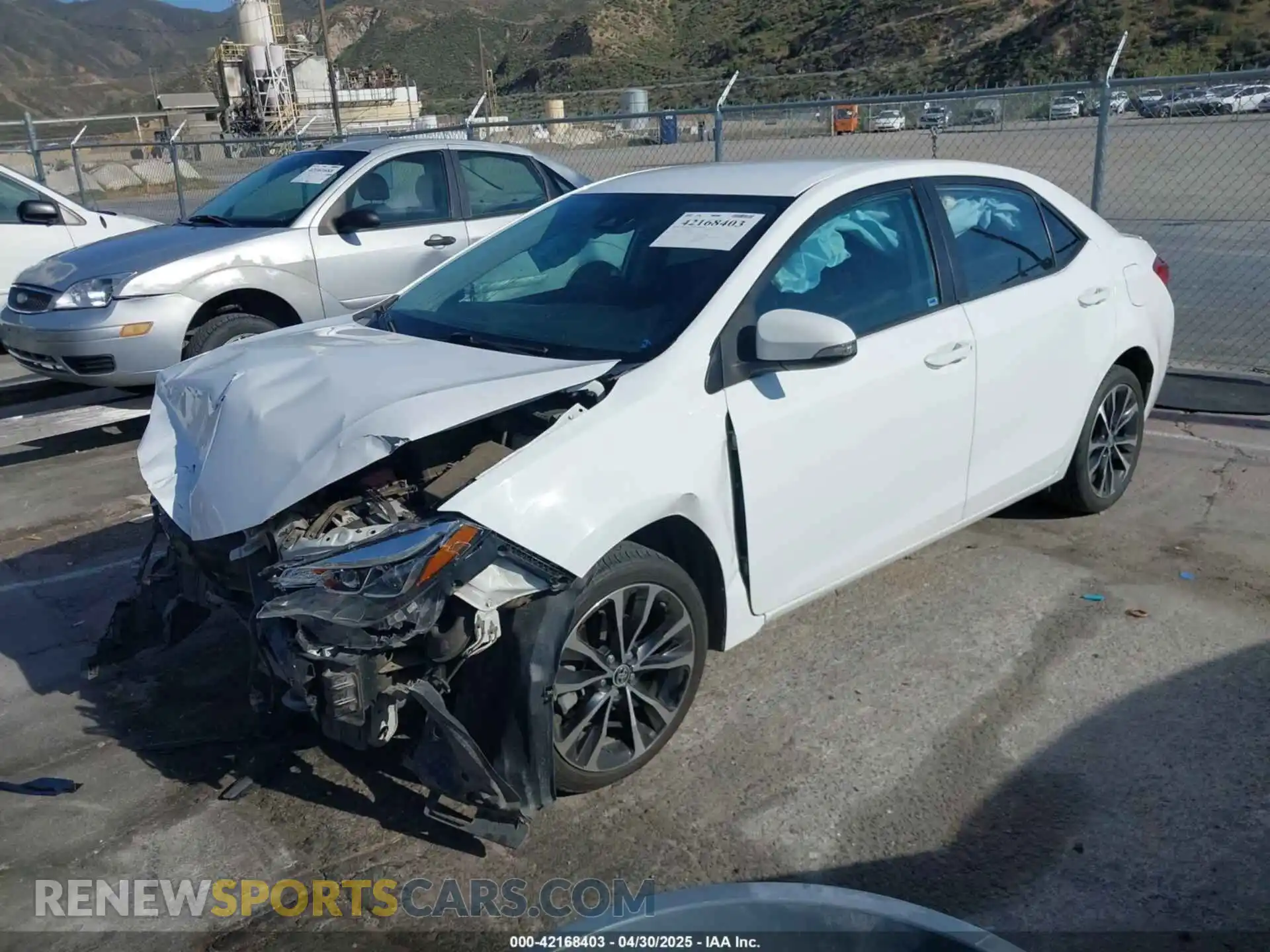2 Photograph of a damaged car 2T1BURHEXKC128028 TOYOTA COROLLA 2019