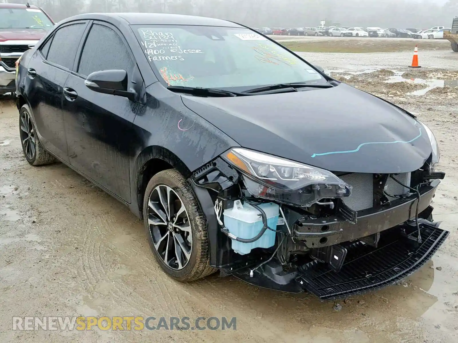 1 Photograph of a damaged car 2T1BURHEXKC131575 TOYOTA COROLLA 2019