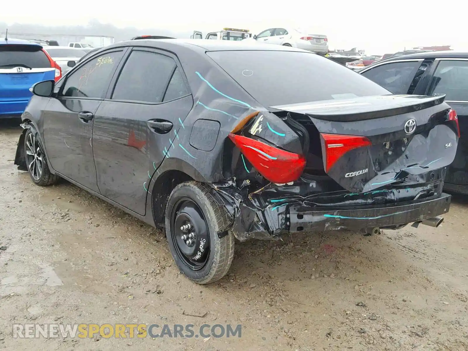 3 Photograph of a damaged car 2T1BURHEXKC131575 TOYOTA COROLLA 2019