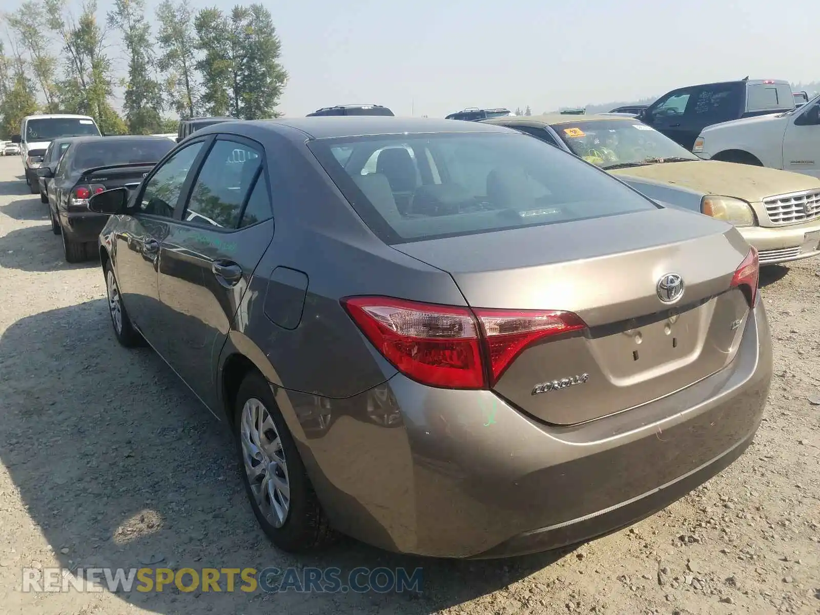 3 Photograph of a damaged car 2T1BURHEXKC131995 TOYOTA COROLLA 2019