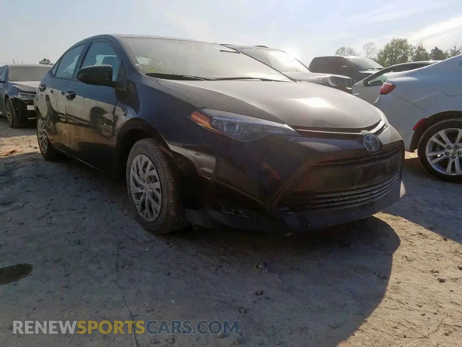 1 Photograph of a damaged car 2T1BURHEXKC134055 TOYOTA COROLLA 2019