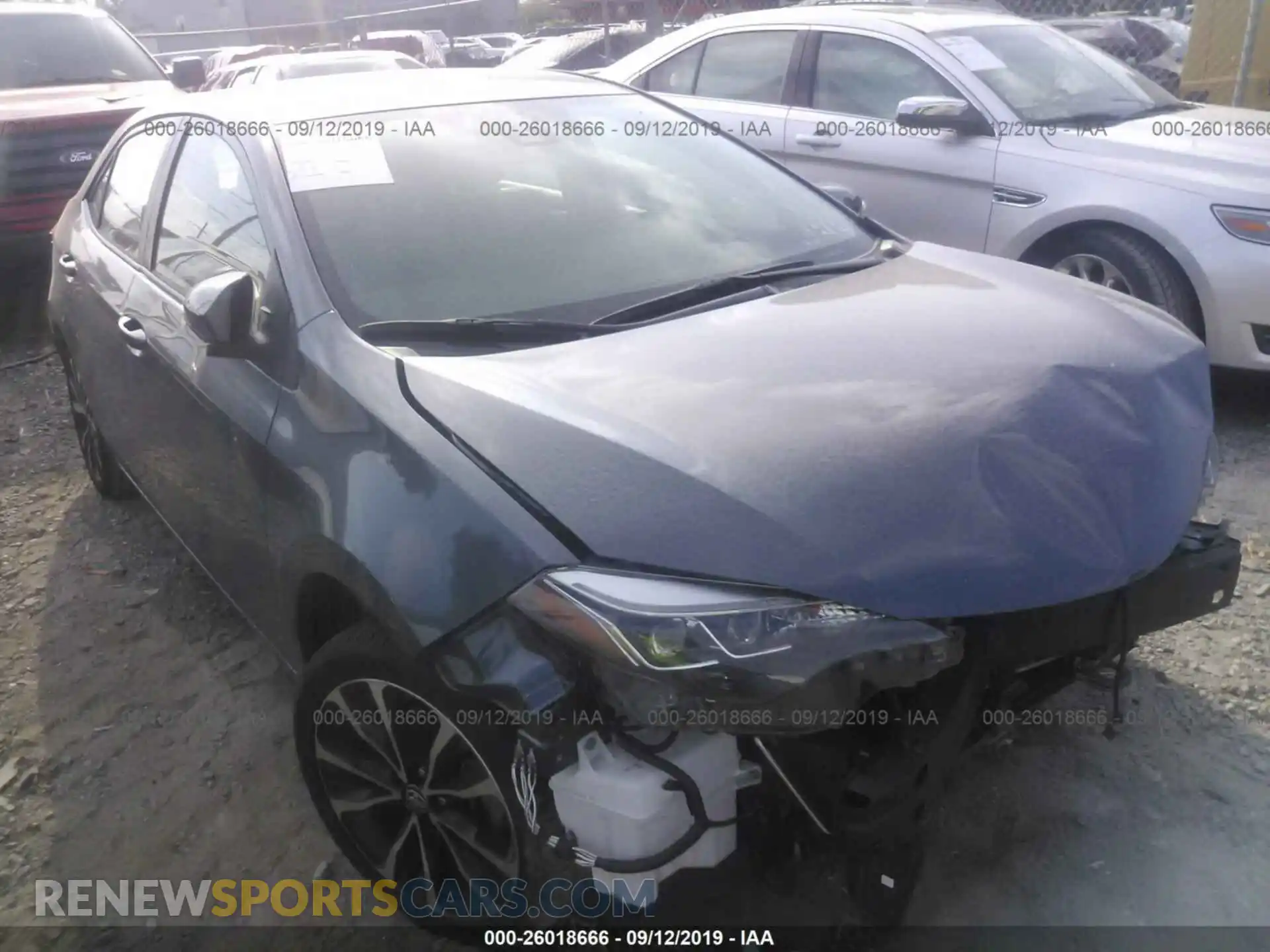 1 Photograph of a damaged car 2T1BURHEXKC135710 TOYOTA COROLLA 2019