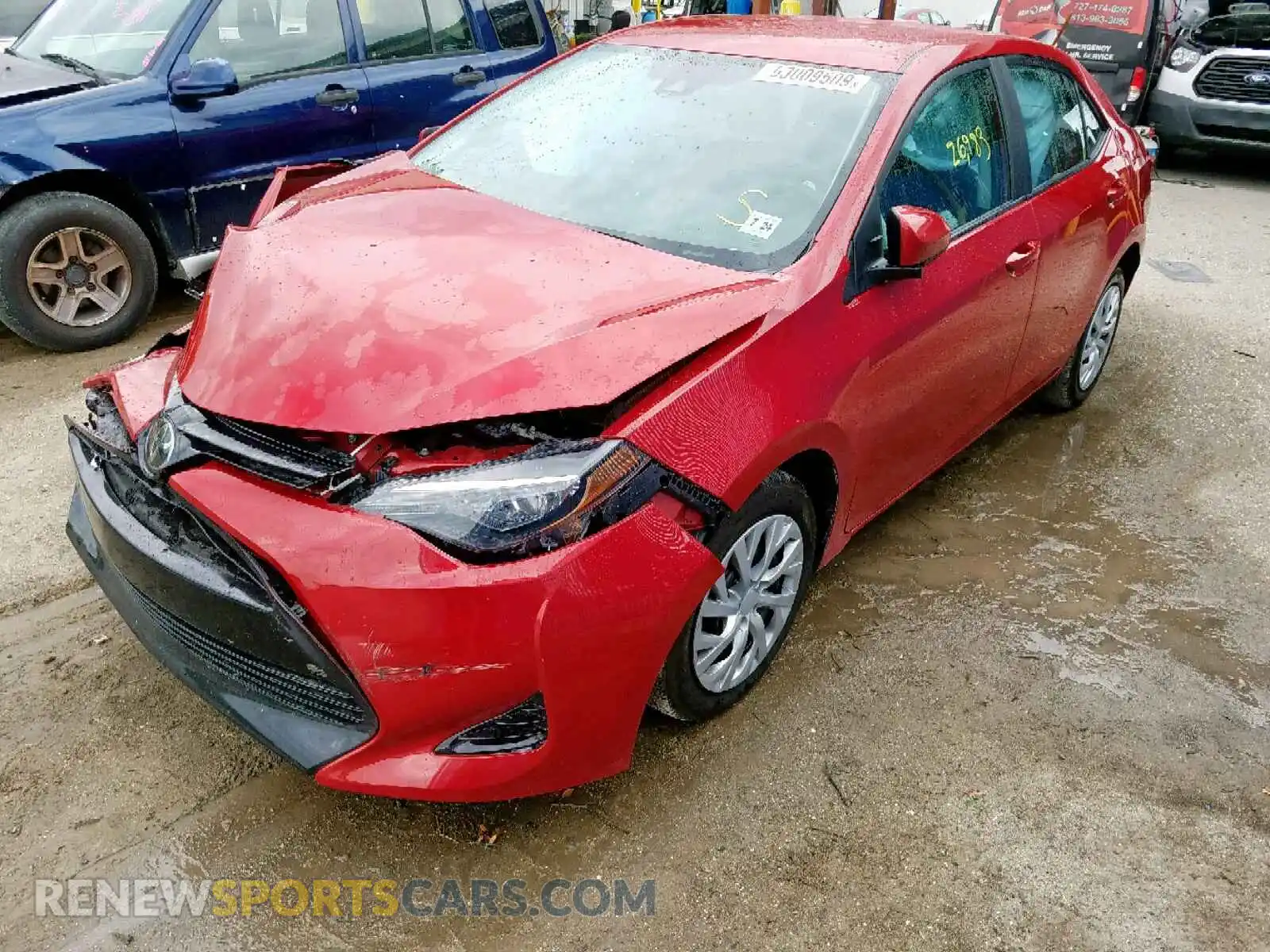 2 Photograph of a damaged car 2T1BURHEXKC138445 TOYOTA COROLLA 2019