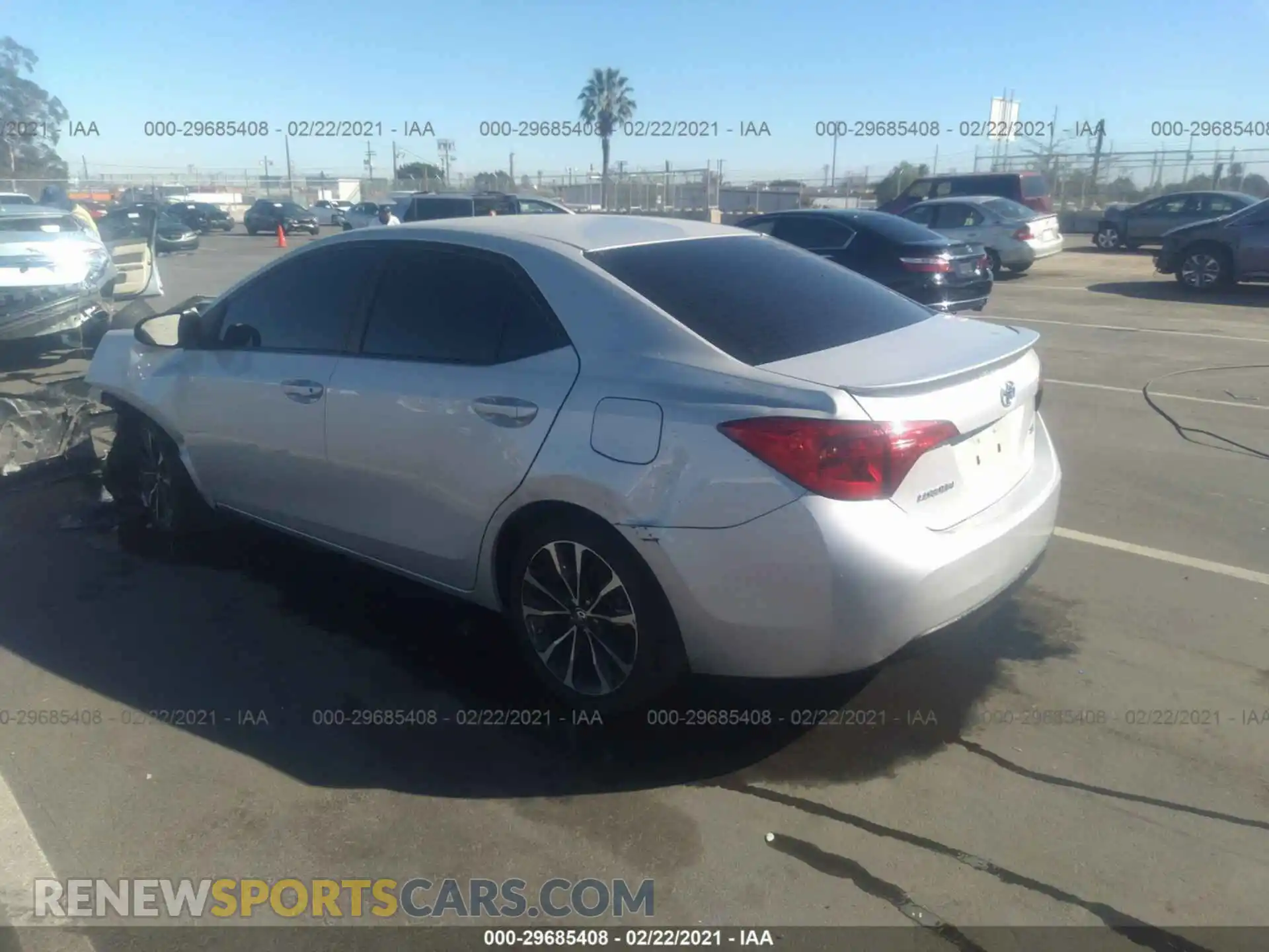 3 Photograph of a damaged car 2T1BURHEXKC139143 TOYOTA COROLLA 2019