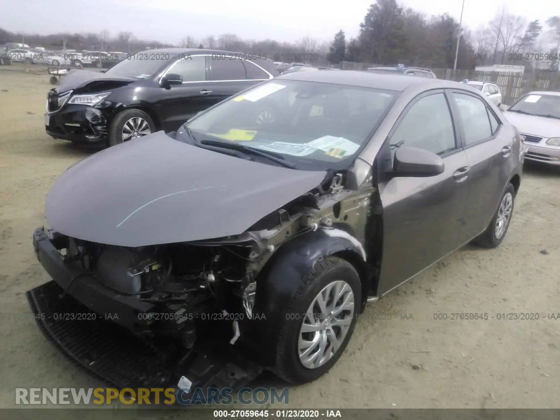 2 Photograph of a damaged car 2T1BURHEXKC139515 TOYOTA COROLLA 2019