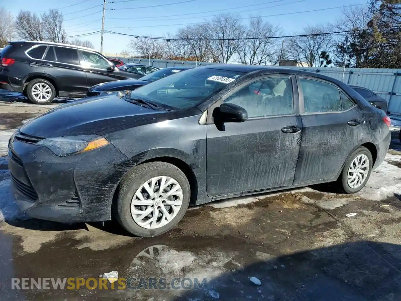 1 Photograph of a damaged car 2T1BURHEXKC140227 TOYOTA COROLLA 2019