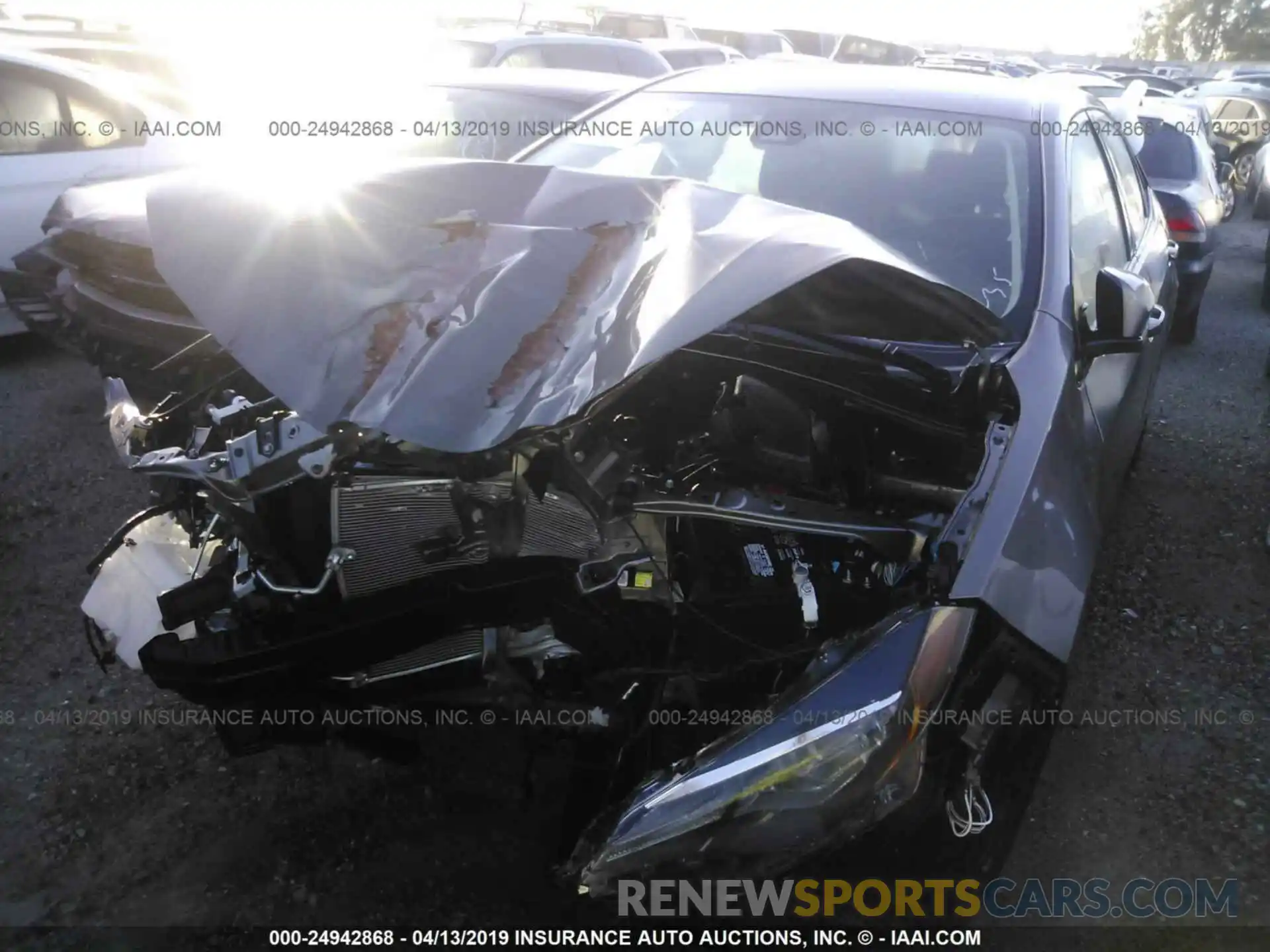 2 Photograph of a damaged car 2T1BURHEXKC144133 TOYOTA COROLLA 2019