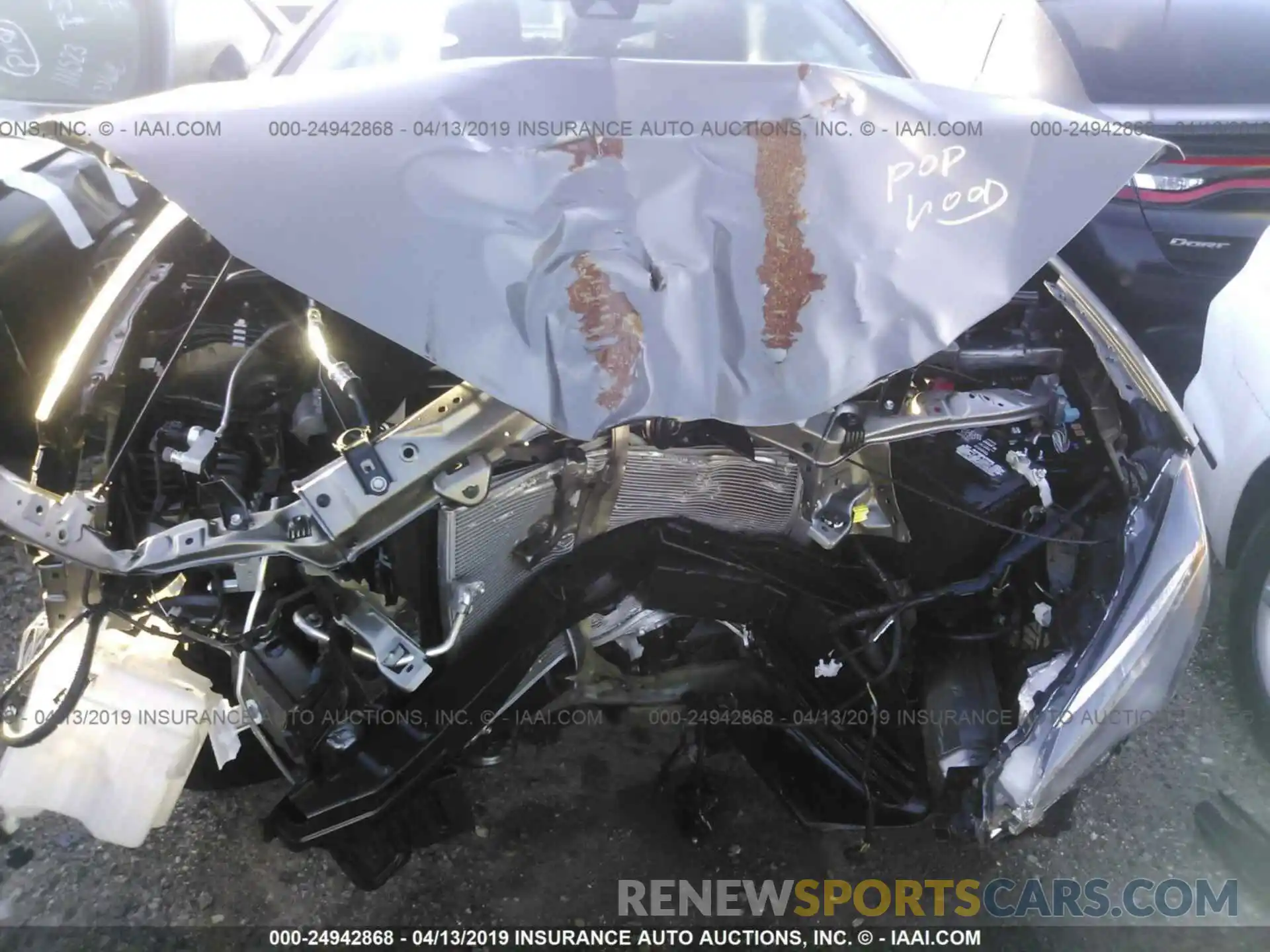 6 Photograph of a damaged car 2T1BURHEXKC144133 TOYOTA COROLLA 2019