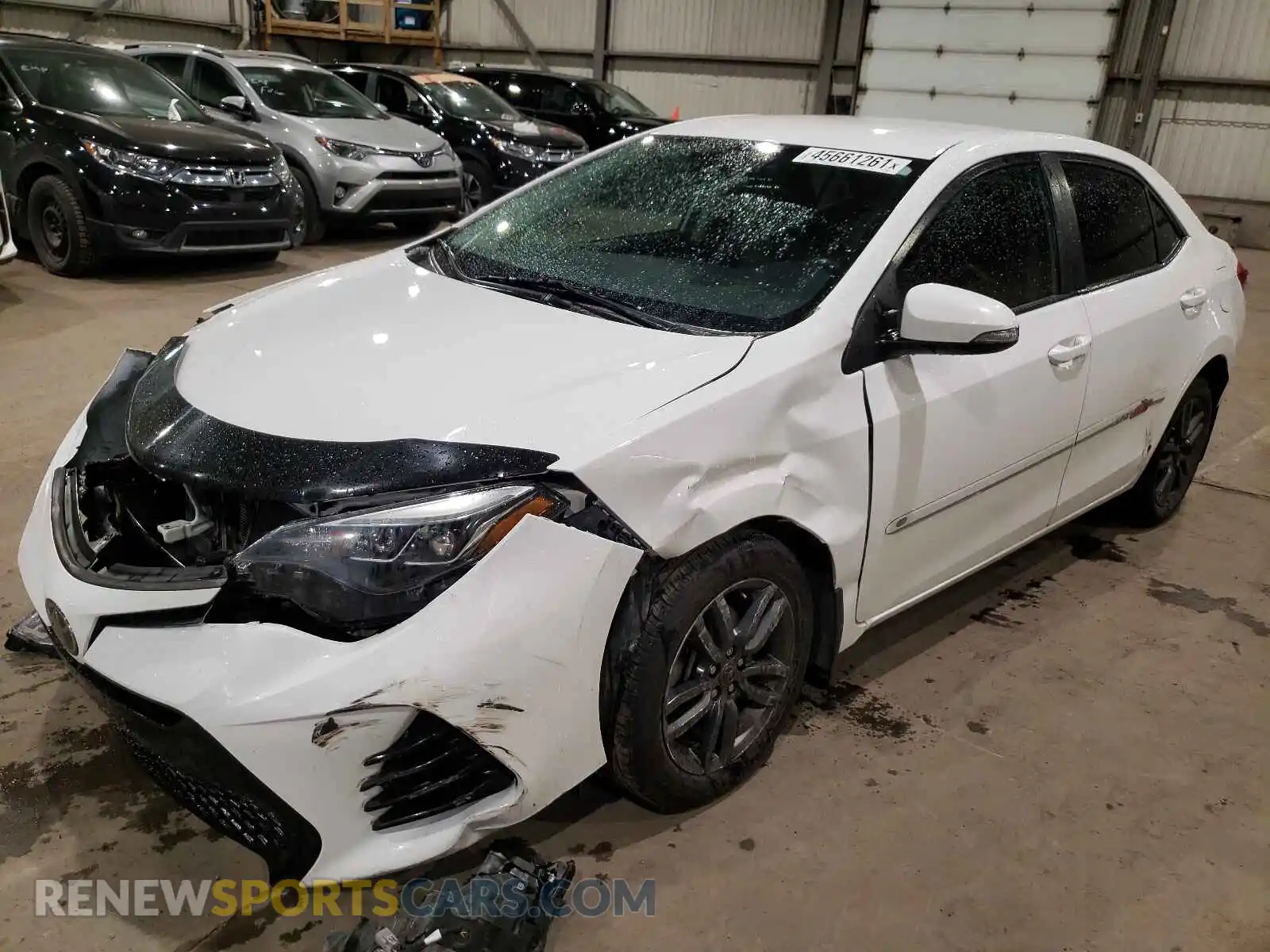 2 Photograph of a damaged car 2T1BURHEXKC144682 TOYOTA COROLLA 2019