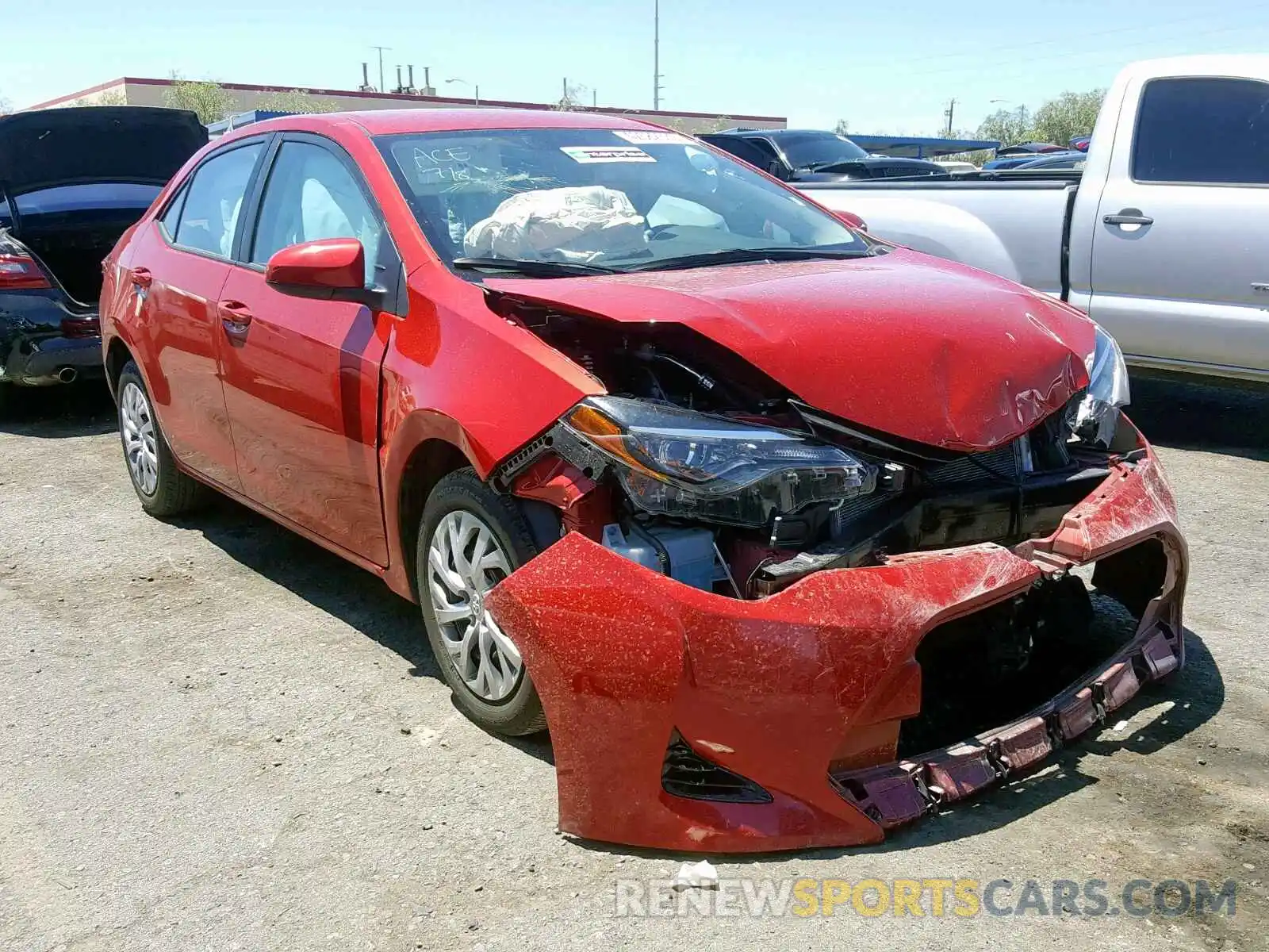 1 Photograph of a damaged car 2T1BURHEXKC146769 TOYOTA COROLLA 2019