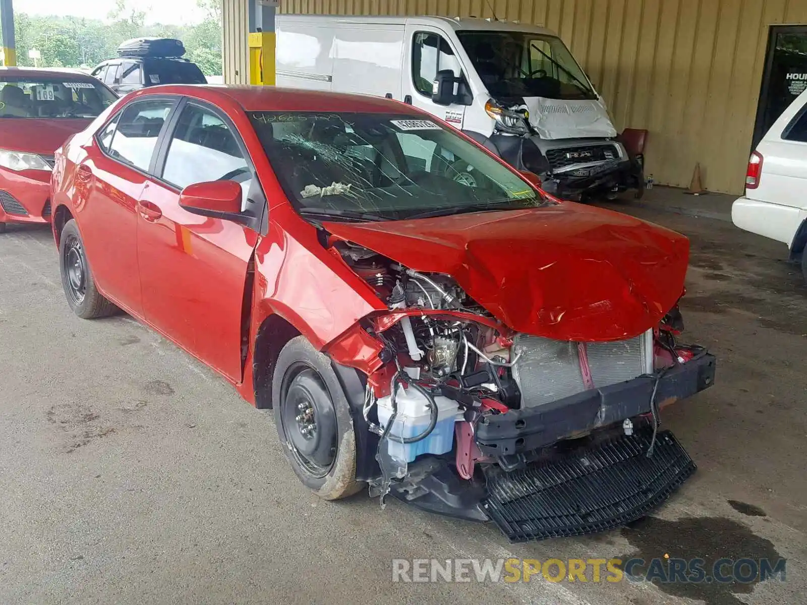 1 Photograph of a damaged car 2T1BURHEXKC147386 TOYOTA COROLLA 2019