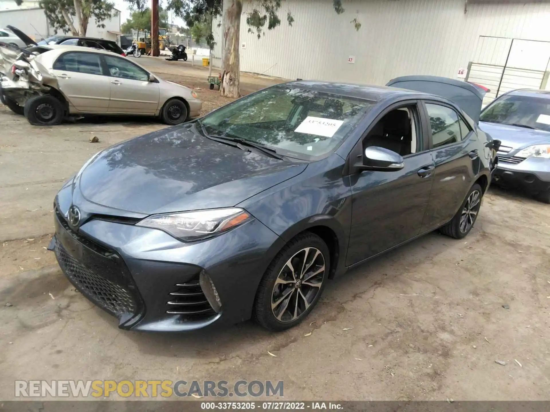 2 fotografías del automóvil dañado 2T1BURHEXKC148439 TOYOTA COROLLA 2019
