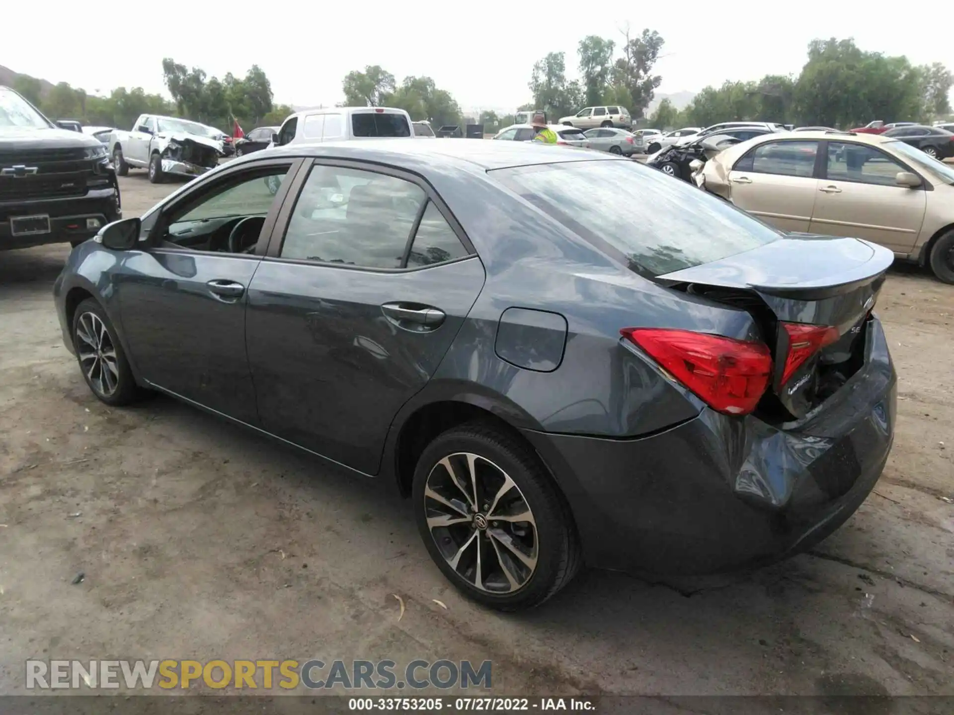3 fotografías del automóvil dañado 2T1BURHEXKC148439 TOYOTA COROLLA 2019