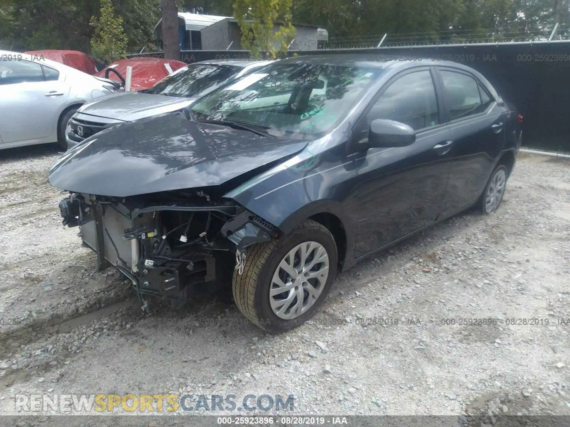 2 Photograph of a damaged car 2T1BURHEXKC152801 TOYOTA COROLLA 2019