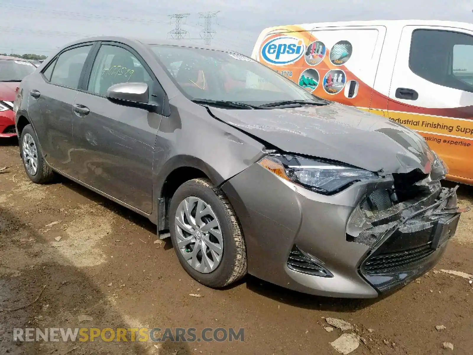 1 Photograph of a damaged car 2T1BURHEXKC154354 TOYOTA COROLLA 2019