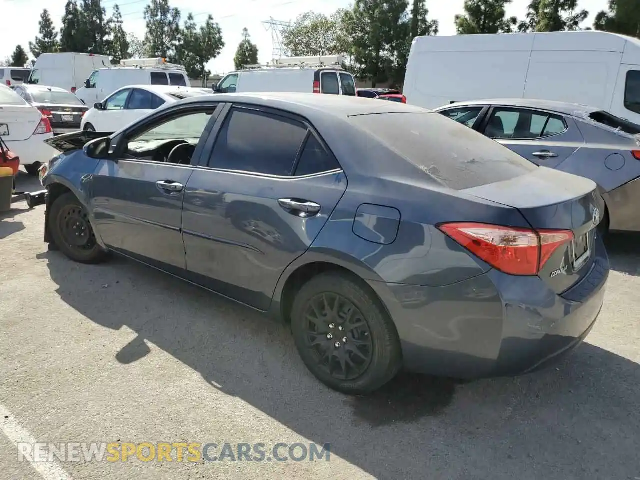 2 Photograph of a damaged car 2T1BURHEXKC154645 TOYOTA COROLLA 2019