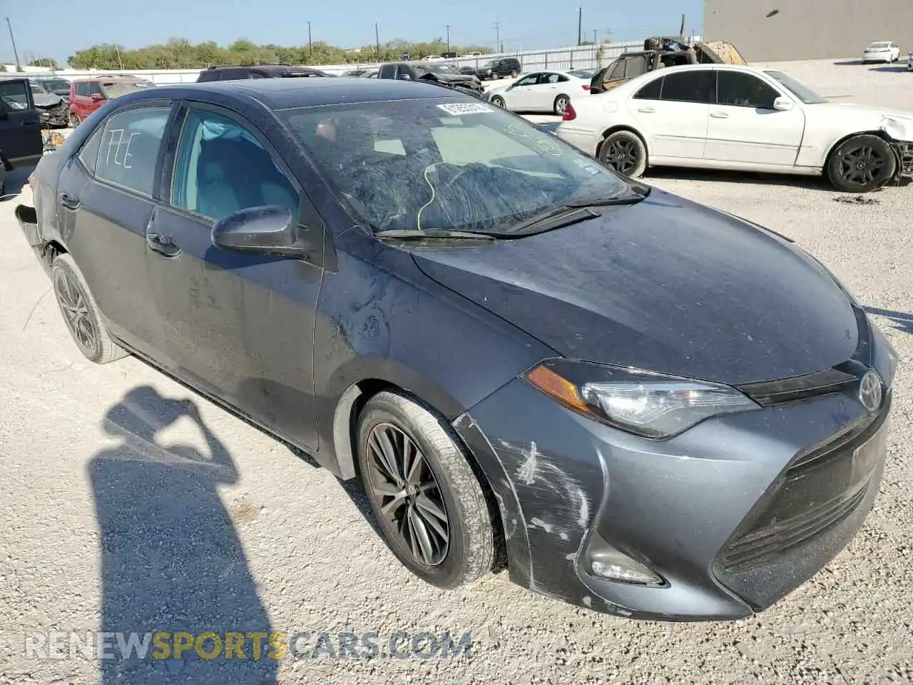 1 Photograph of a damaged car 2T1BURHEXKC161966 TOYOTA COROLLA 2019