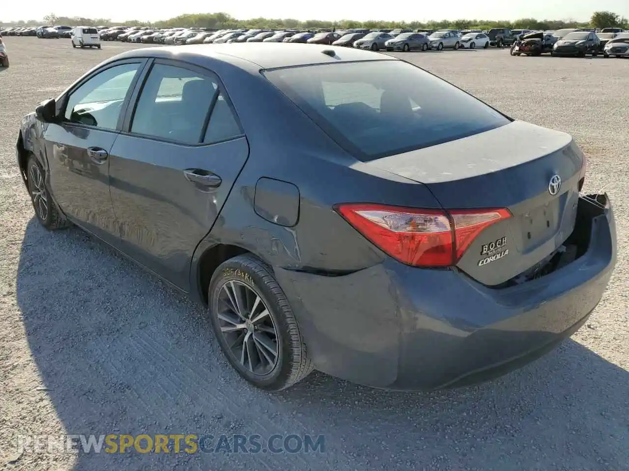 3 Photograph of a damaged car 2T1BURHEXKC161966 TOYOTA COROLLA 2019