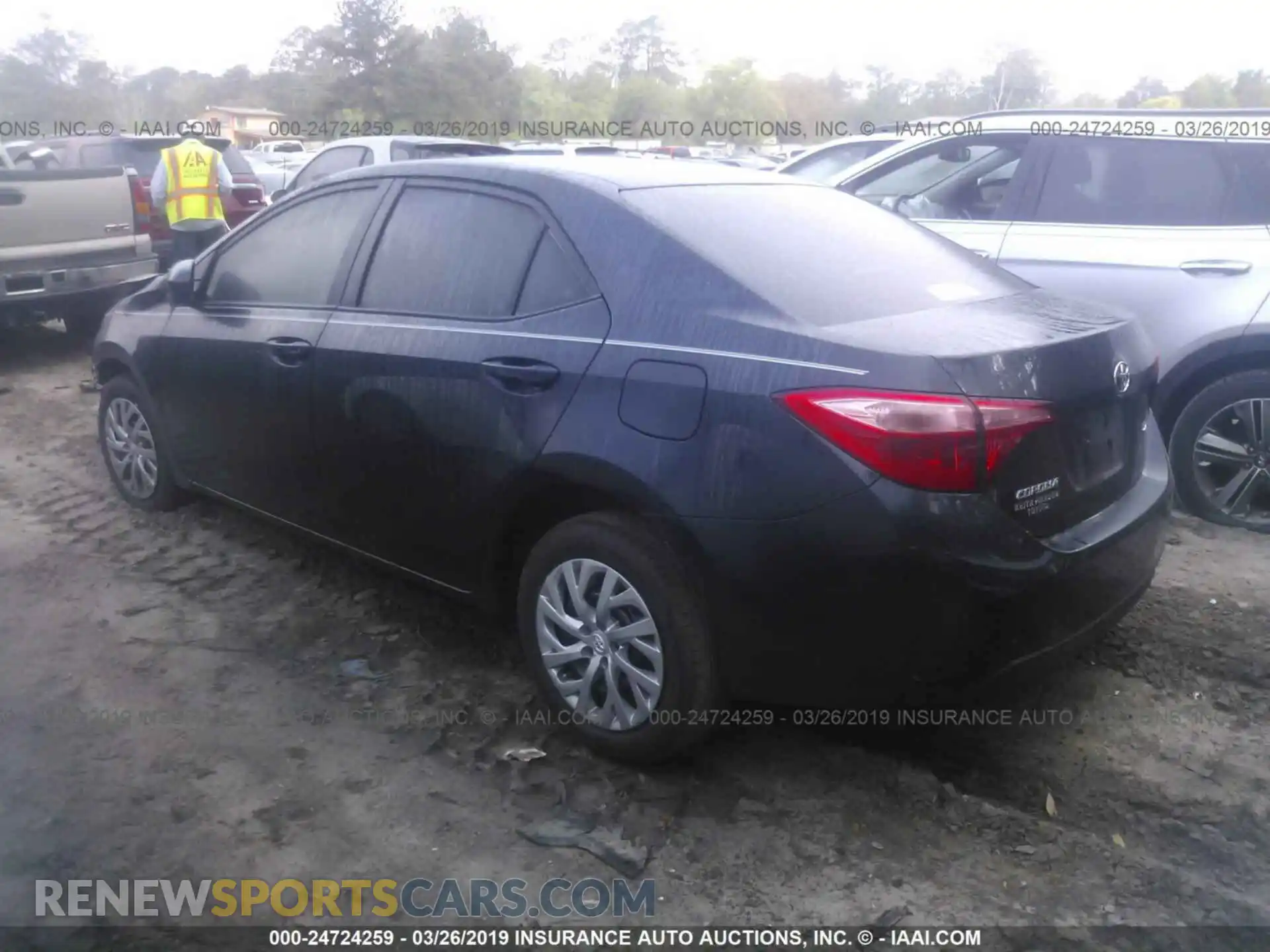 3 Photograph of a damaged car 2T1BURHEXKC162244 TOYOTA COROLLA 2019