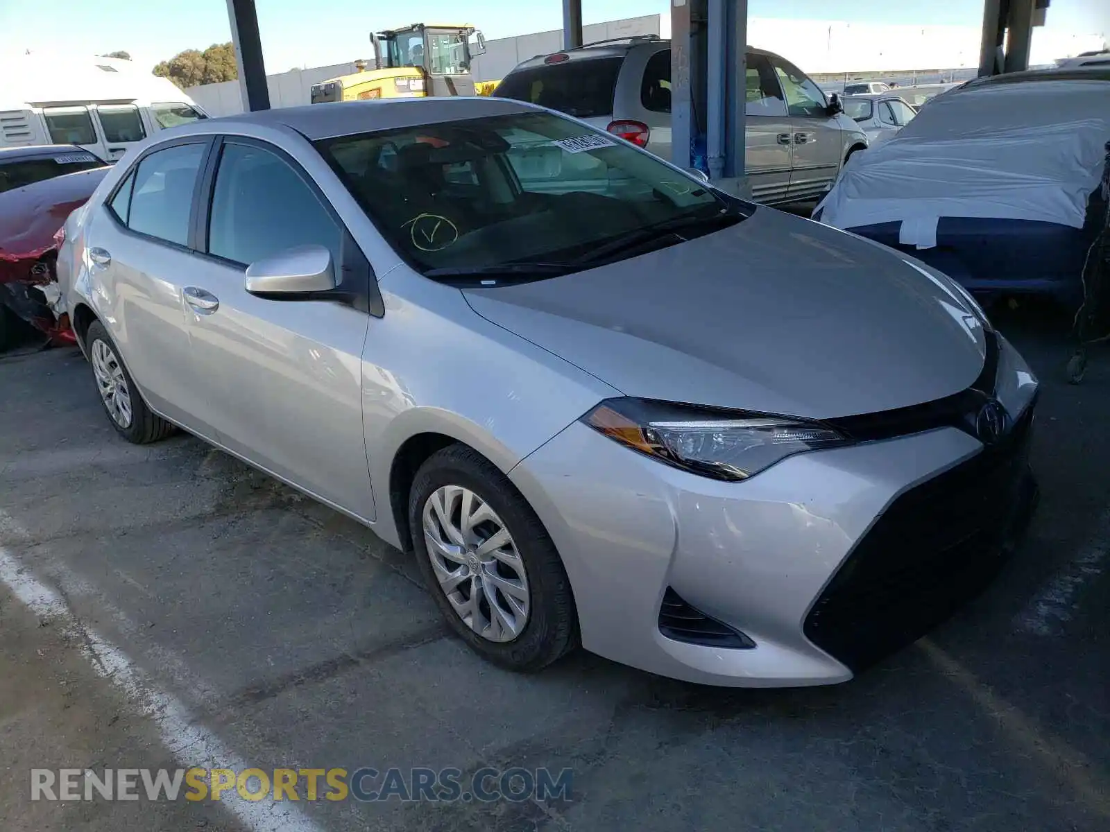 1 Photograph of a damaged car 2T1BURHEXKC164088 TOYOTA COROLLA 2019