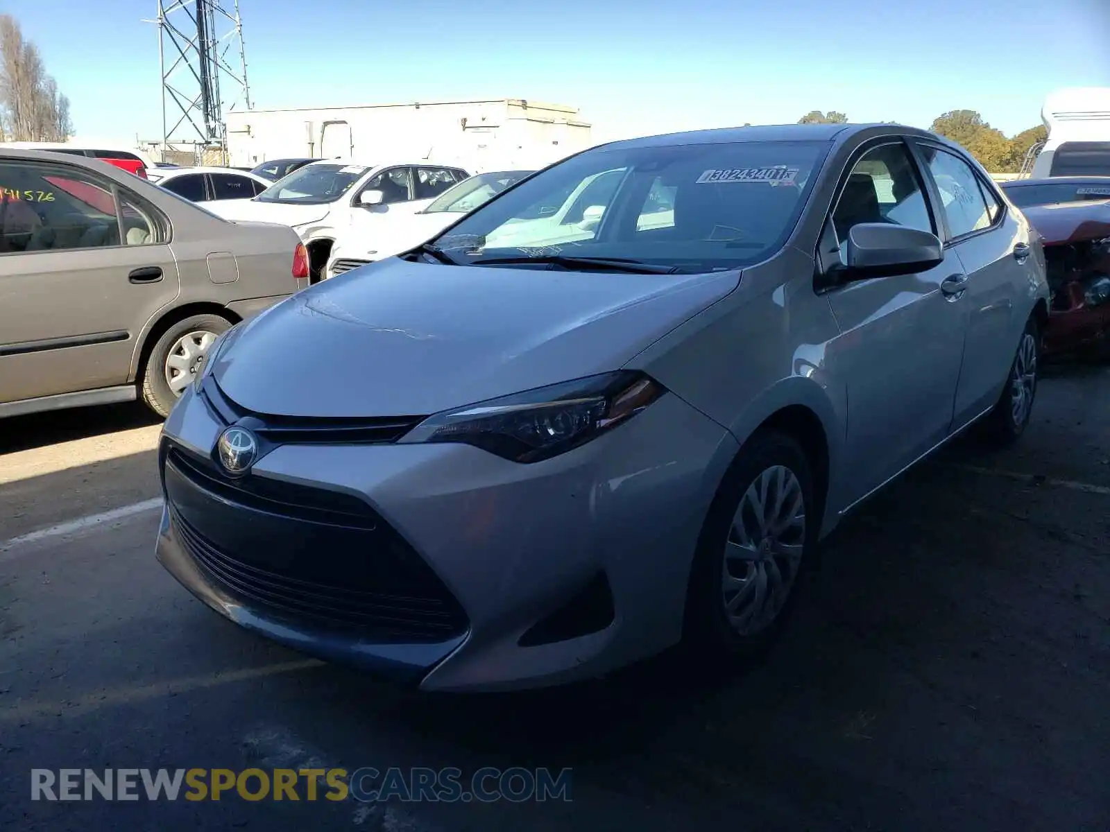 2 Photograph of a damaged car 2T1BURHEXKC164088 TOYOTA COROLLA 2019