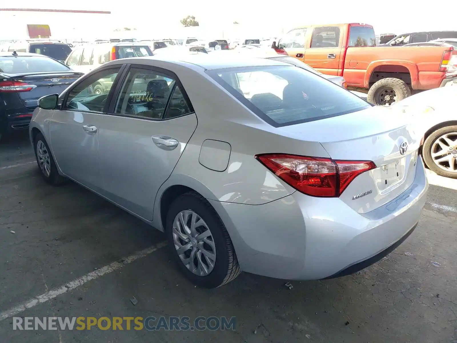 3 Photograph of a damaged car 2T1BURHEXKC164088 TOYOTA COROLLA 2019