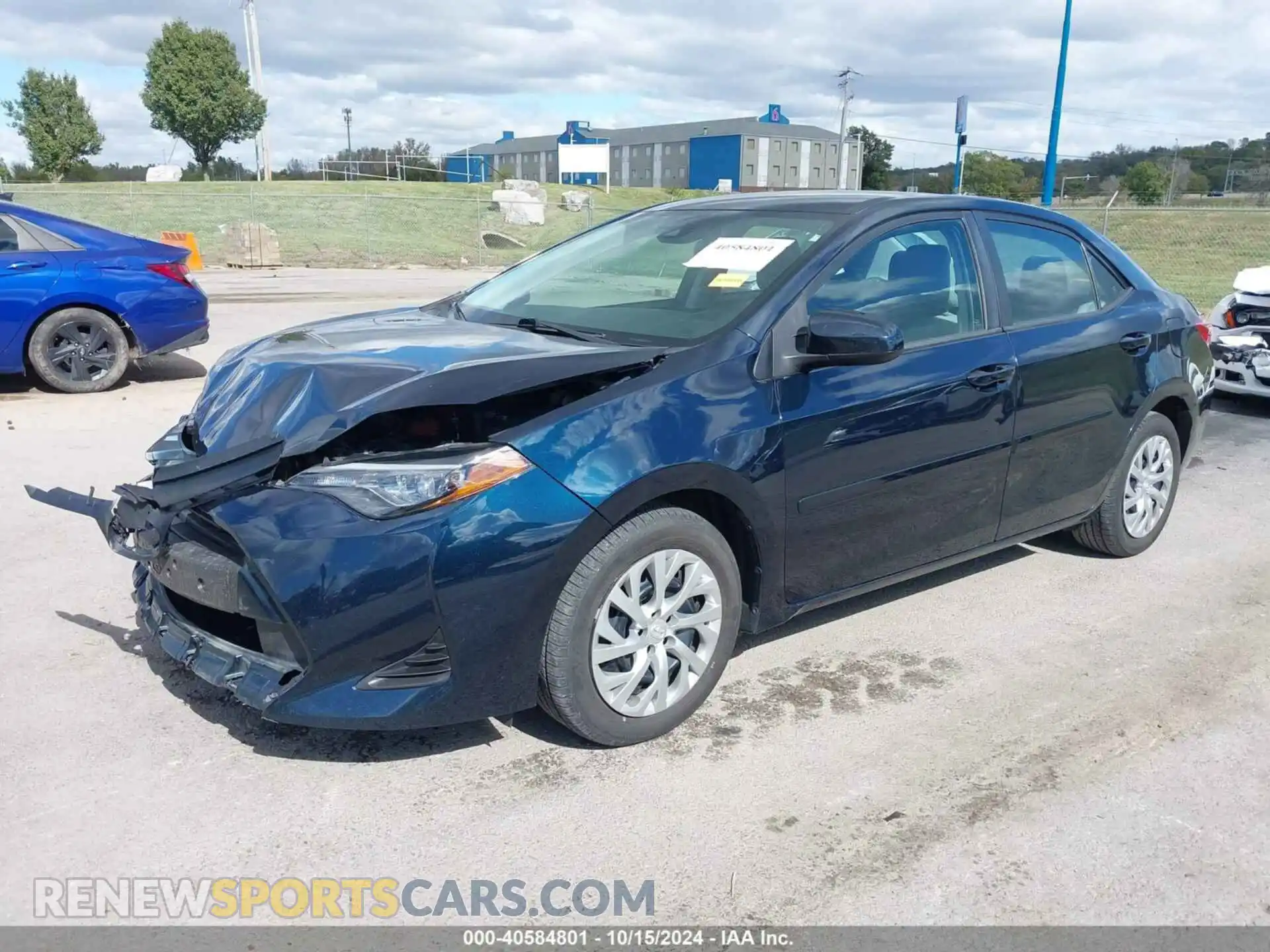 2 Photograph of a damaged car 2T1BURHEXKC164723 TOYOTA COROLLA 2019