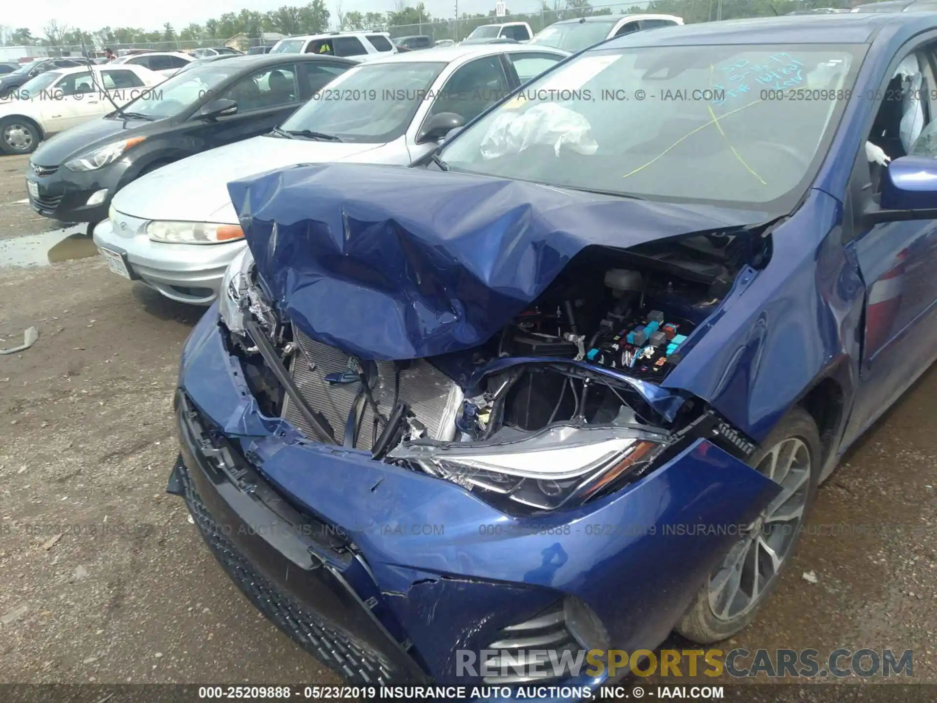 6 Photograph of a damaged car 2T1BURHEXKC164821 TOYOTA COROLLA 2019