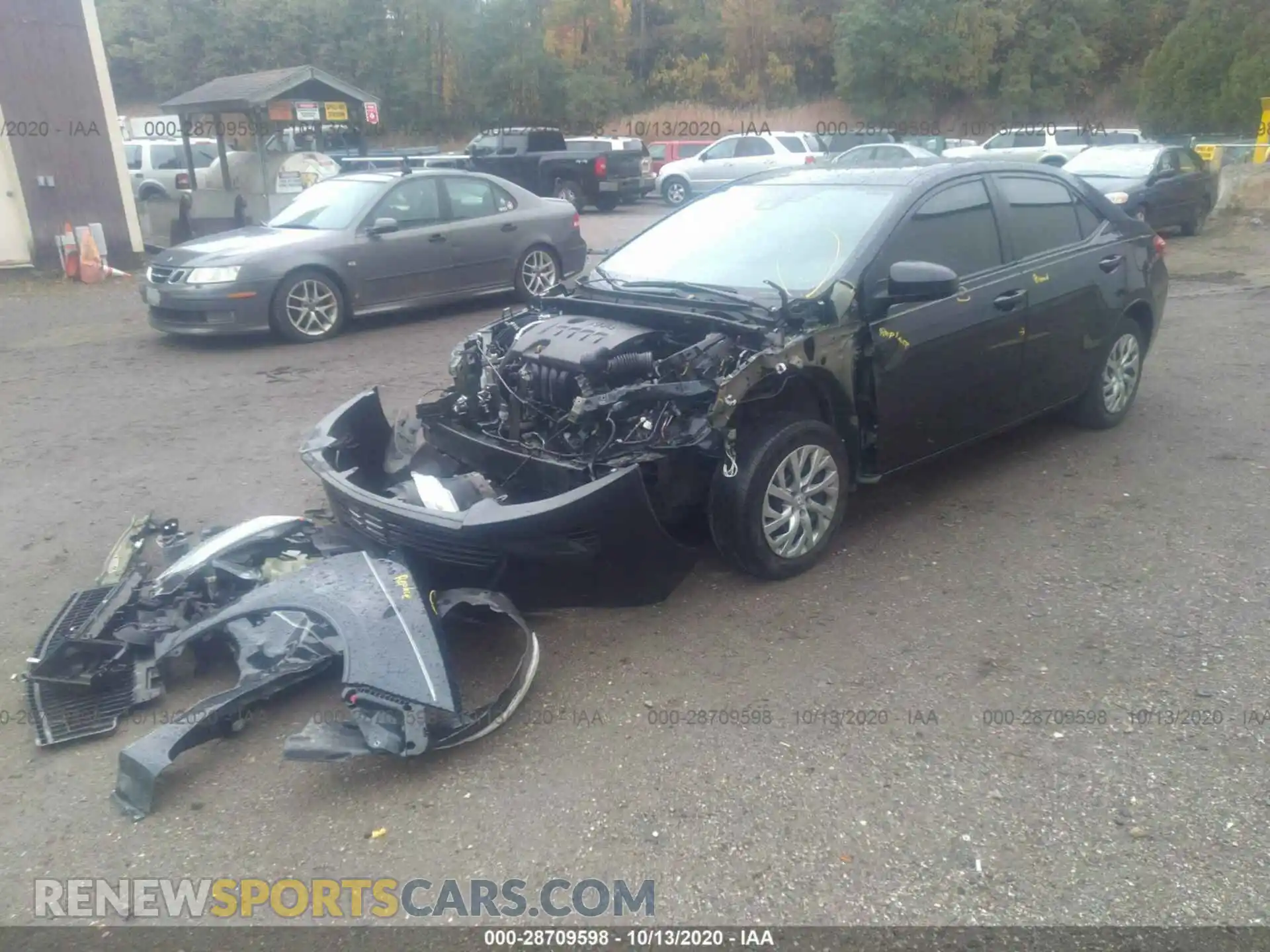 2 Photograph of a damaged car 2T1BURHEXKC165340 TOYOTA COROLLA 2019