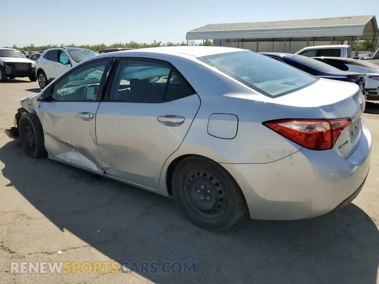 2 Photograph of a damaged car 2T1BURHEXKC166343 TOYOTA COROLLA 2019