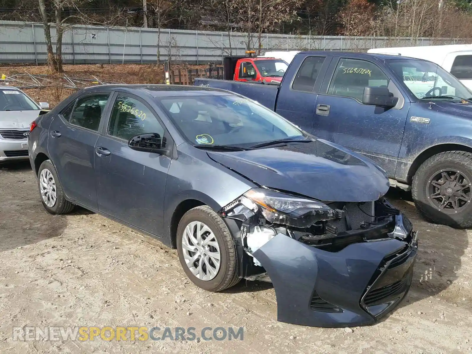 1 Photograph of a damaged car 2T1BURHEXKC168920 TOYOTA COROLLA 2019
