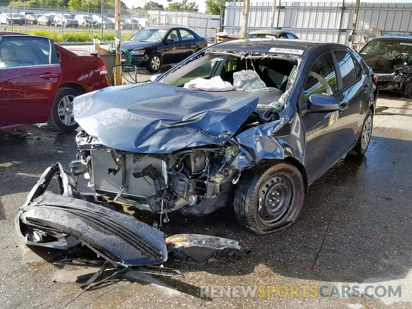 2 Photograph of a damaged car 2T1BURHEXKC169145 TOYOTA COROLLA 2019